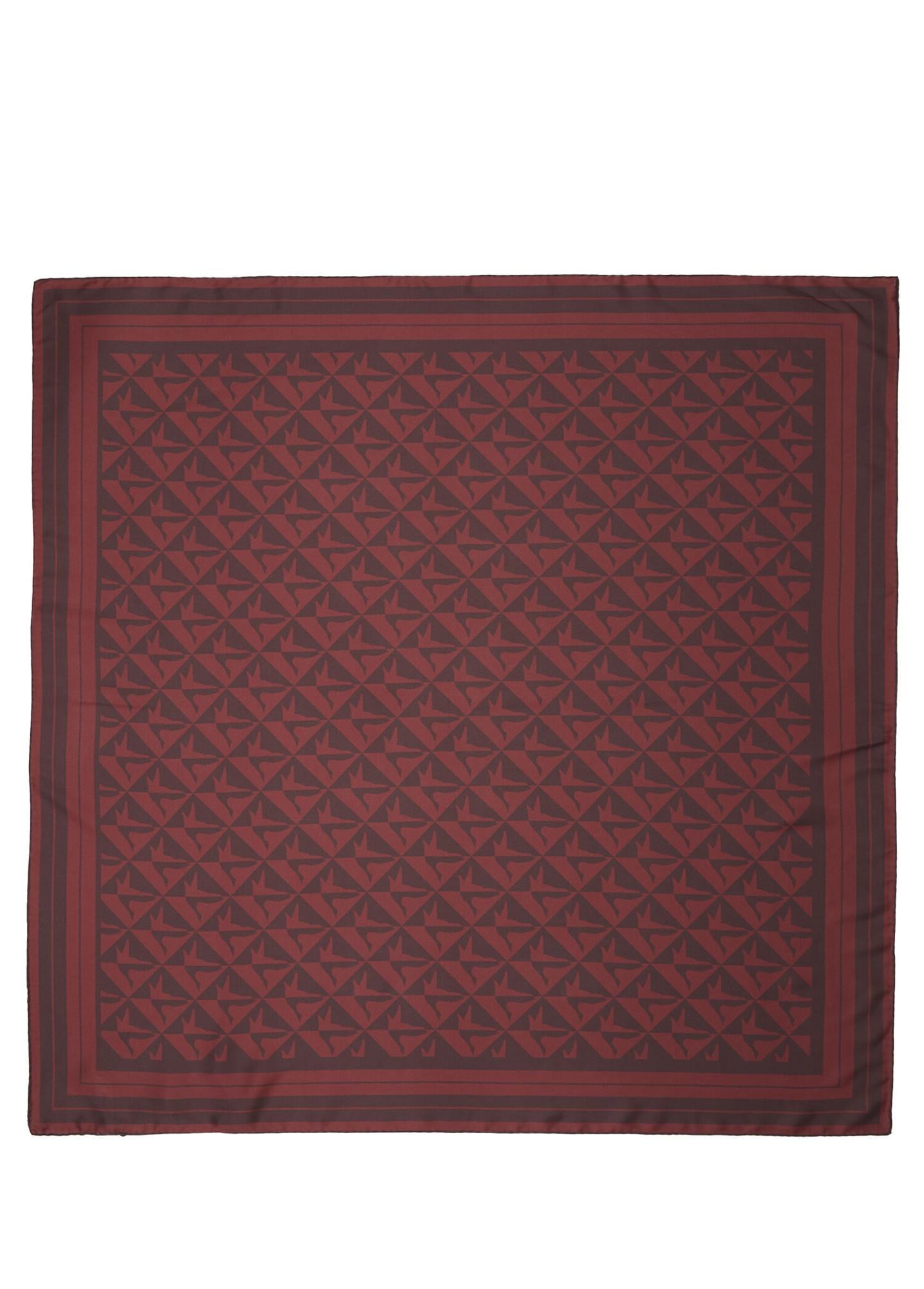 Beymen Club Kadın Monogram Bordo Eşarp
