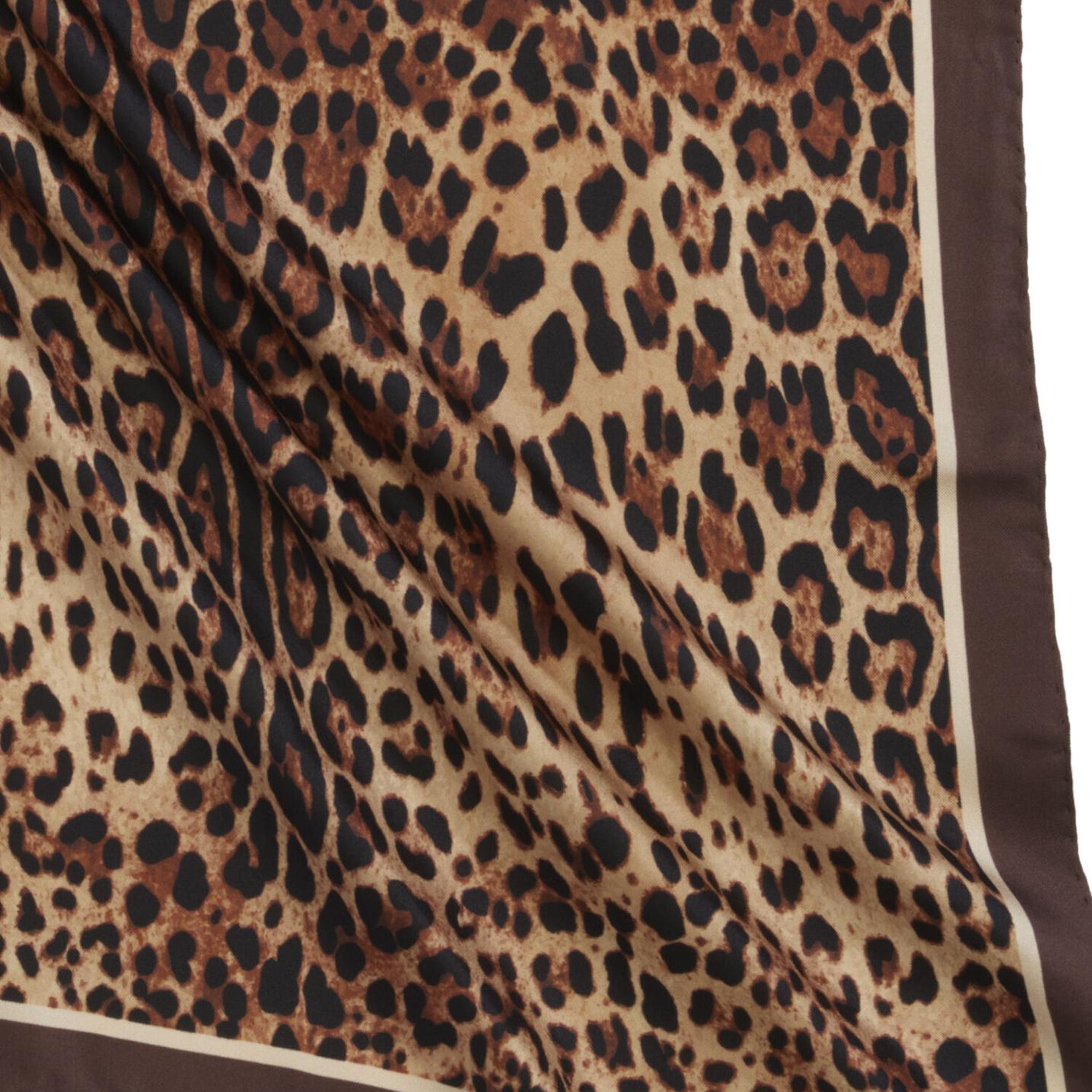 Beymen Club Kadın Bej Leopar Desen İpek Eşarp