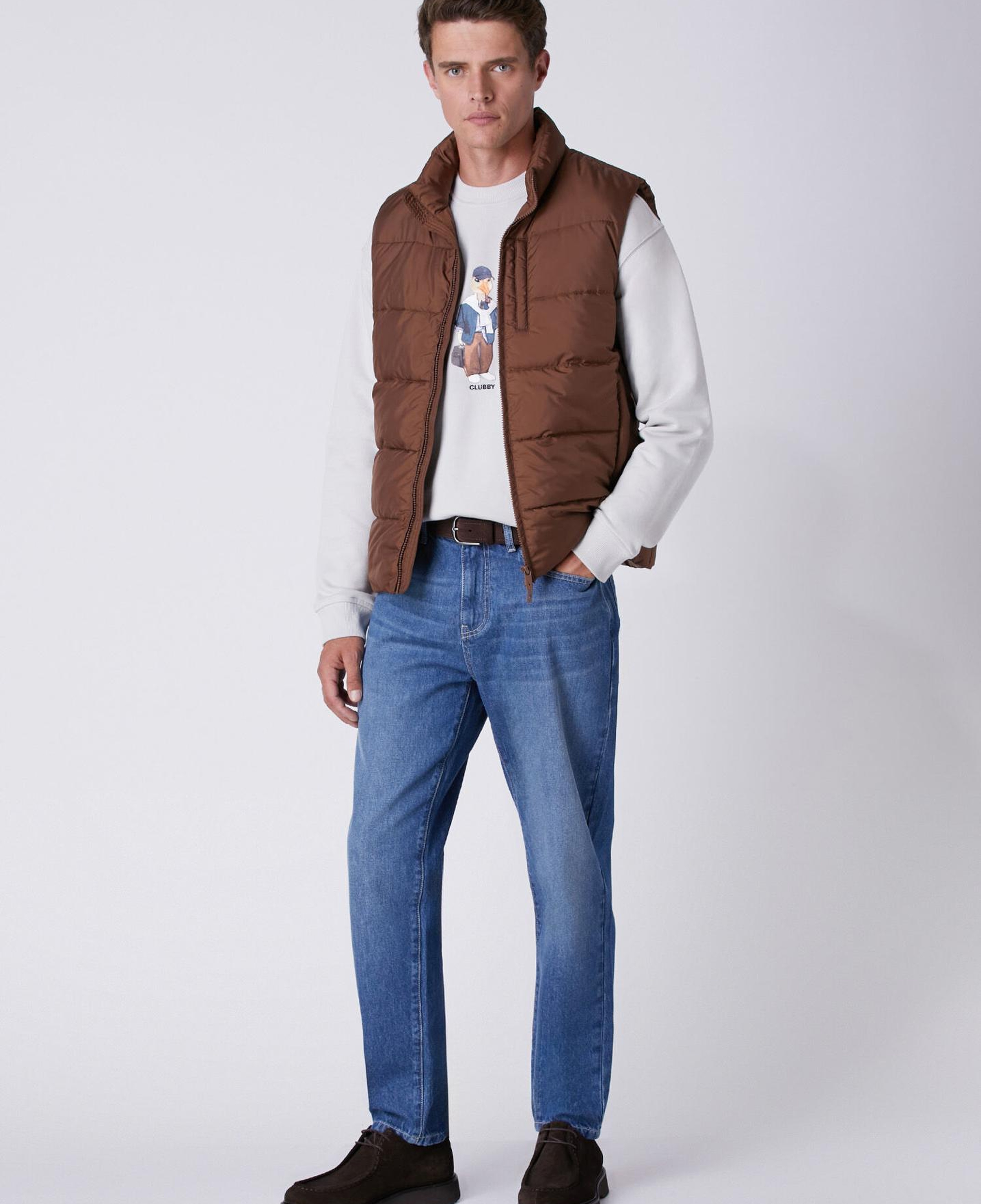 Beymen Club Erkek Loose Fit Açık Mavi Orta Yıkamalı Jean Pantolon