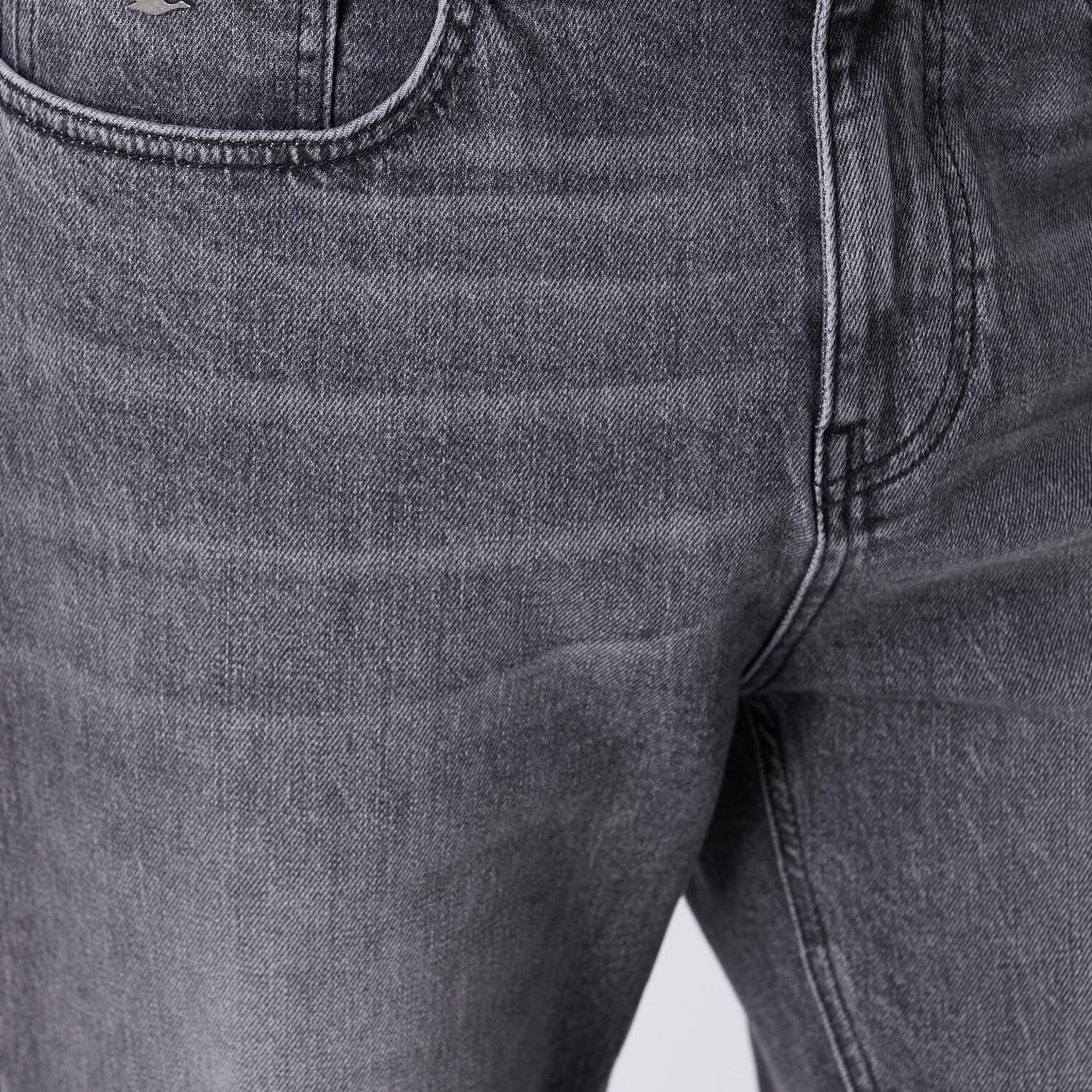Beymen Club Erkek Tapered Fit Gri Açık Yıkama Lycralı Jean Pantolon