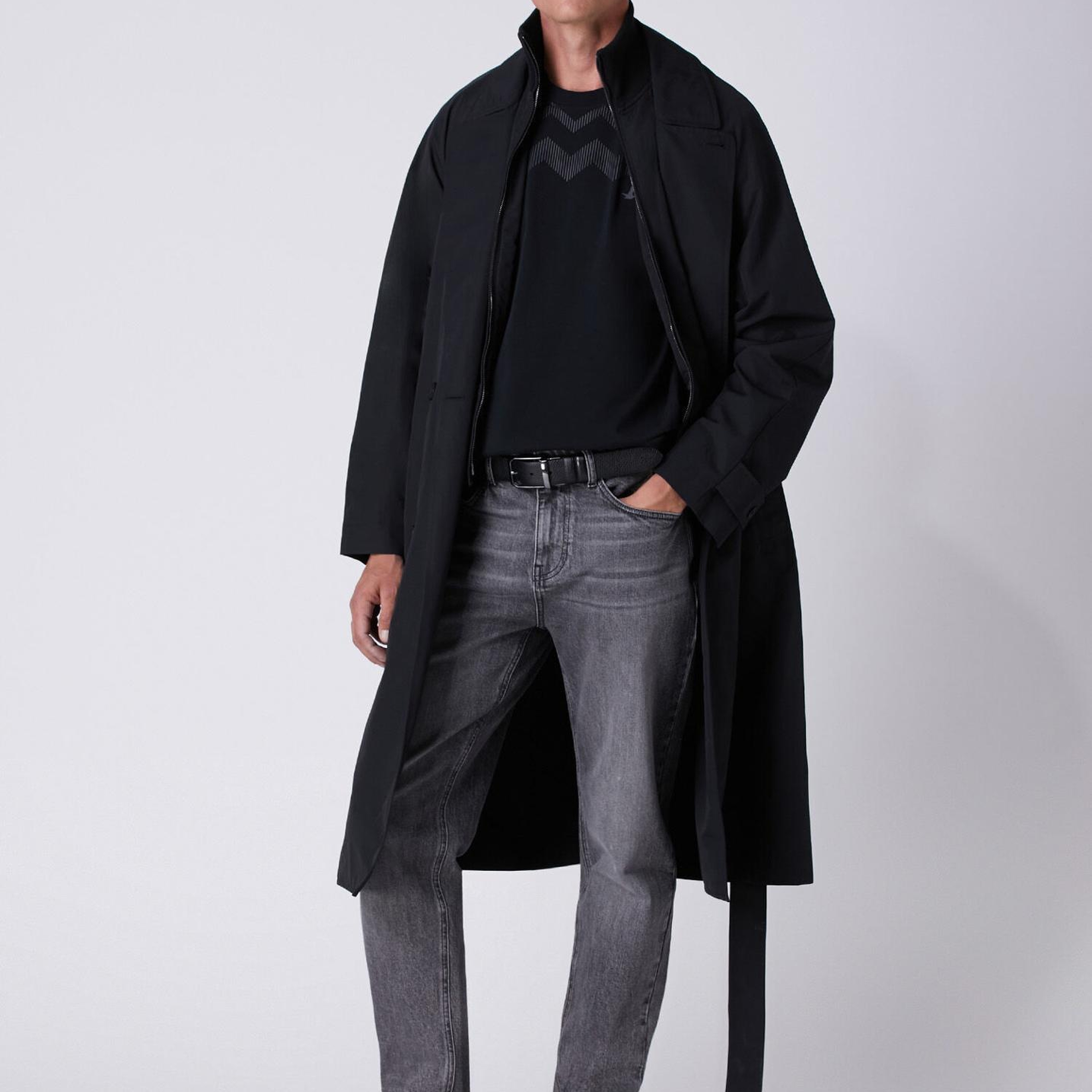 Beymen Club Erkek Tapered Fit Gri Açık Yıkama Lycralı Jean Pantolon
