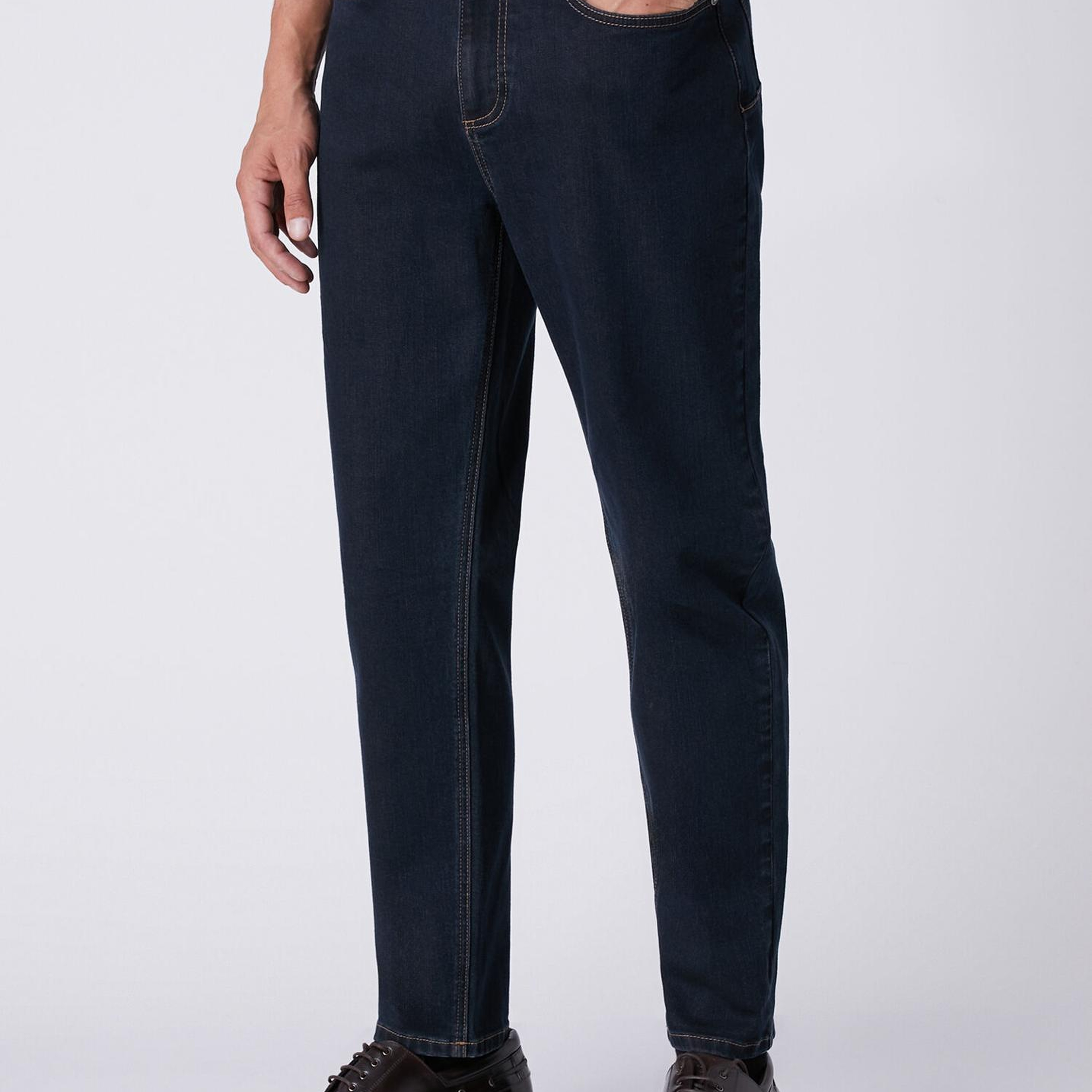 Beymen Club Erkek Slim Fit Koyu Yıkamalı Lacivert Jean Pantolon