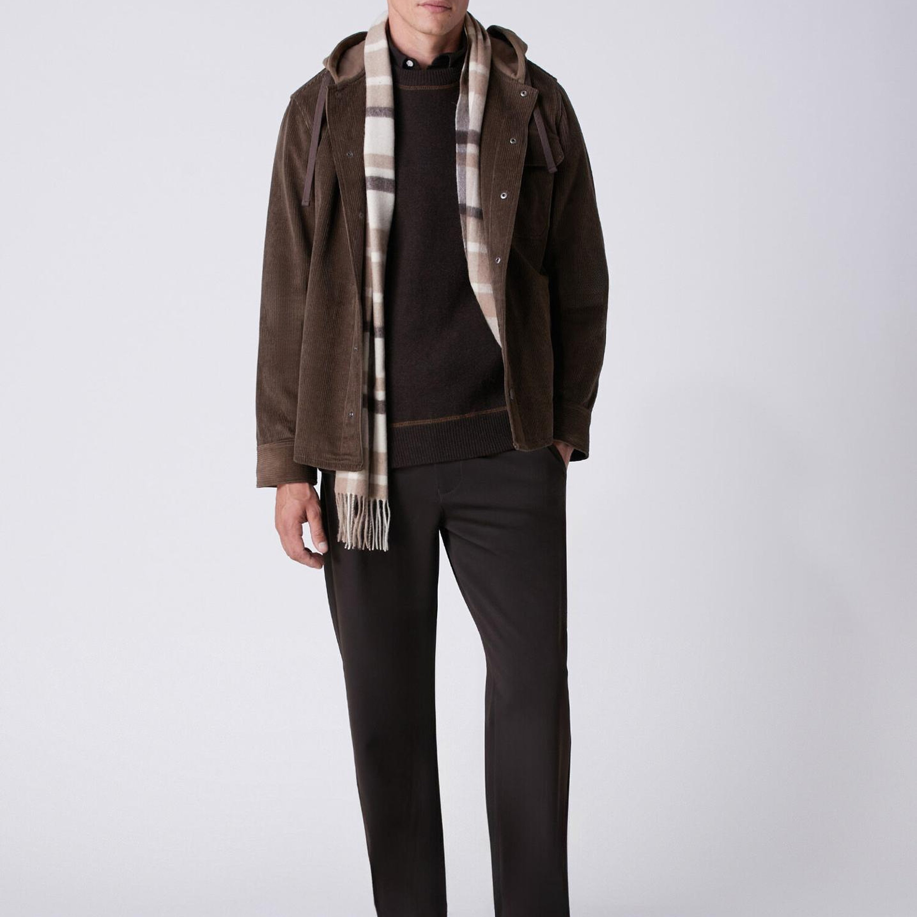 Beymen Club Erkek Regular Fit Beli Kordonlu Twill Chino Pantolon