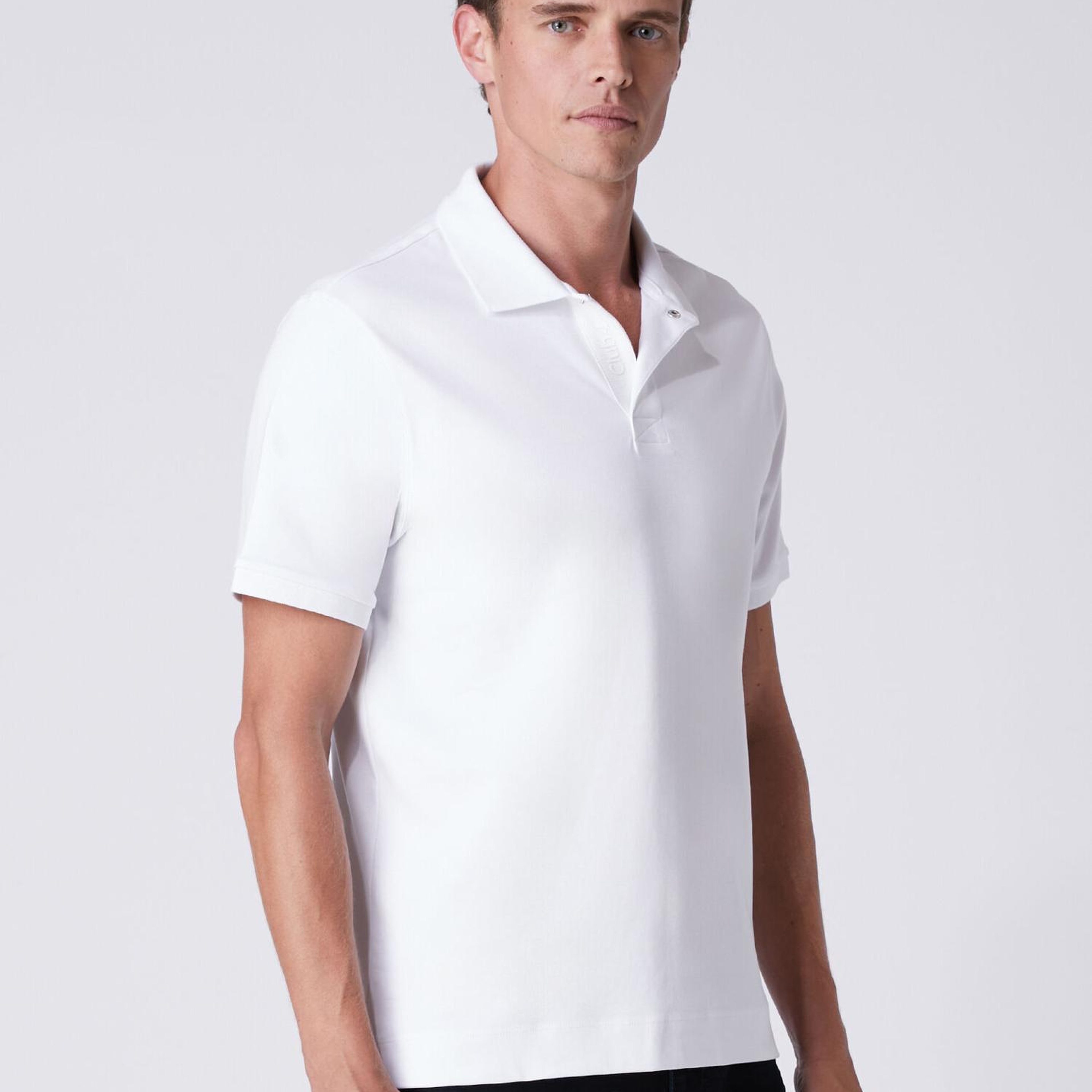 Beymen Club Erkek Comfort Fit Beyaz Polo Yaka T-shirt