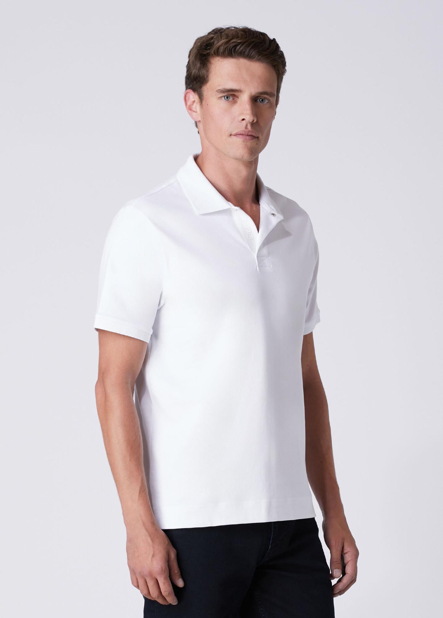 Beymen Club Erkek Comfort Fit Beyaz Polo Yaka T-shirt