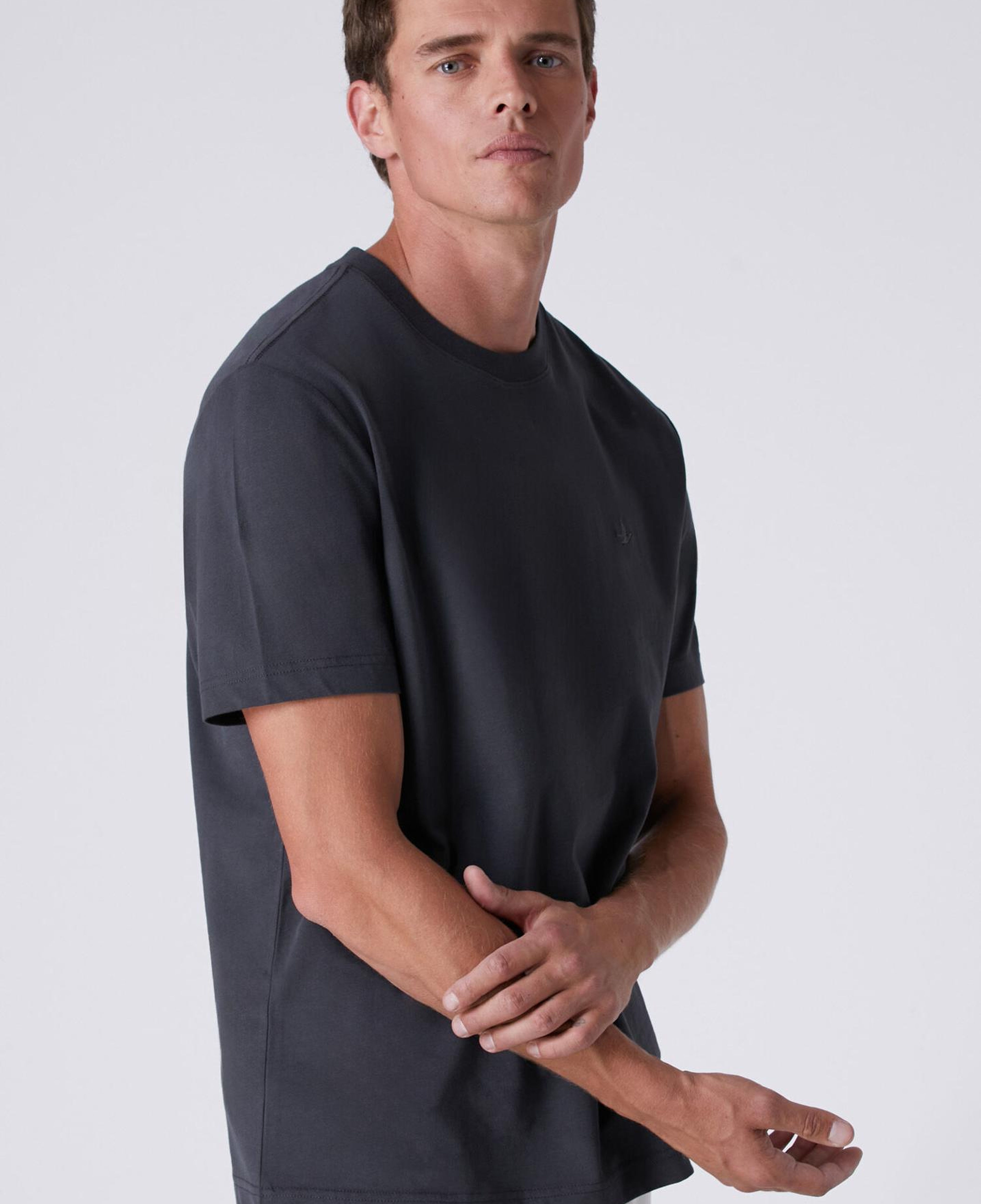 Beymen Club Erkek Relax Fit Antrasit Suprem T-shirt