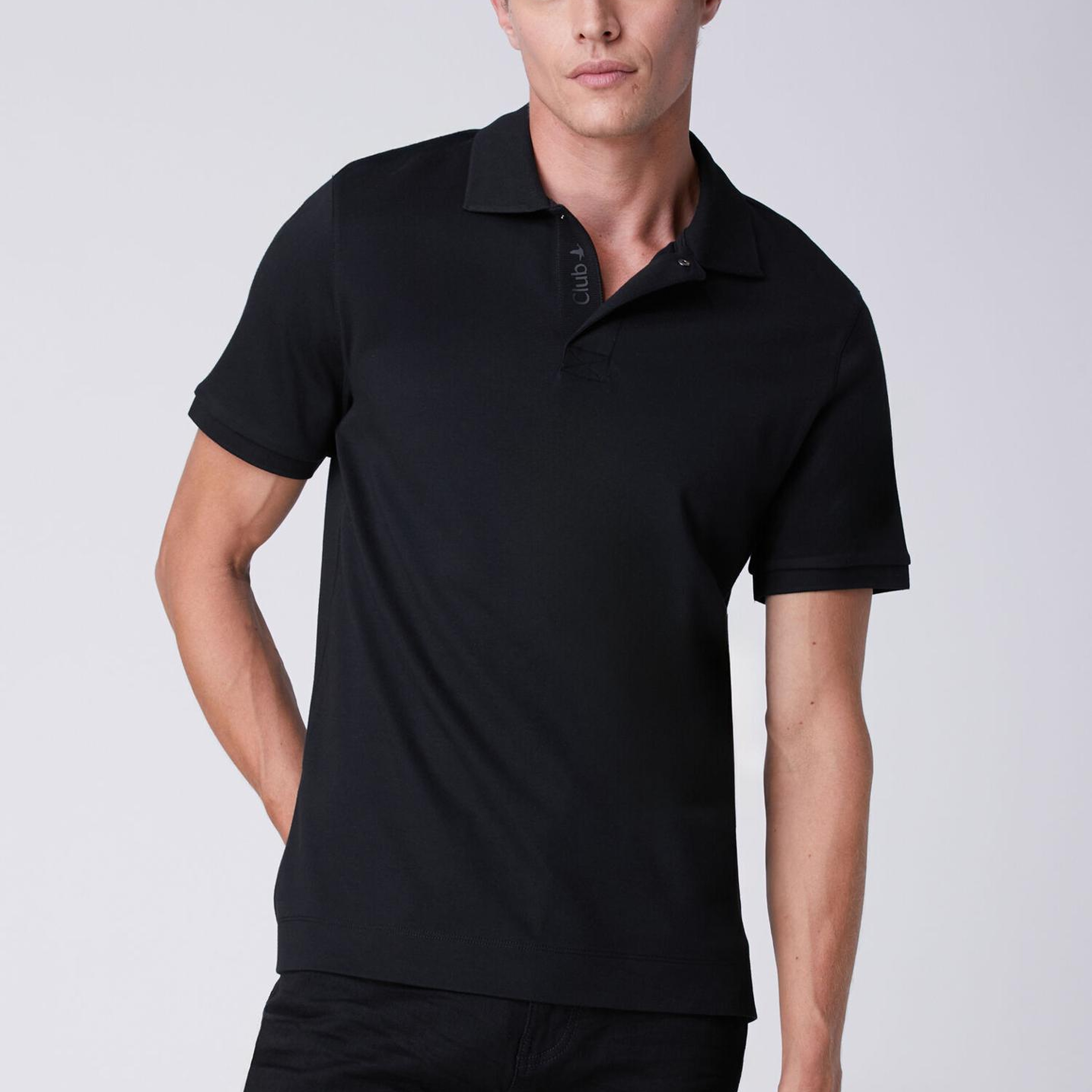 Beymen Club Erkek Comfort Fit Siyah Polo Yaka T-shirt
