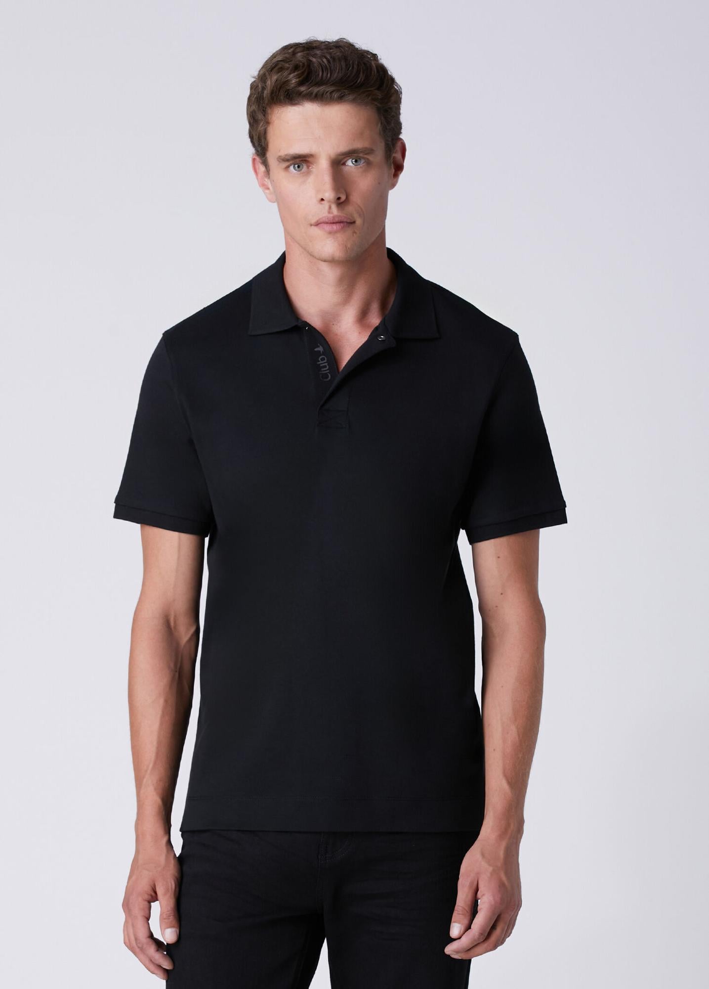 Beymen Club Erkek Comfort Fit Siyah Polo Yaka T-shirt