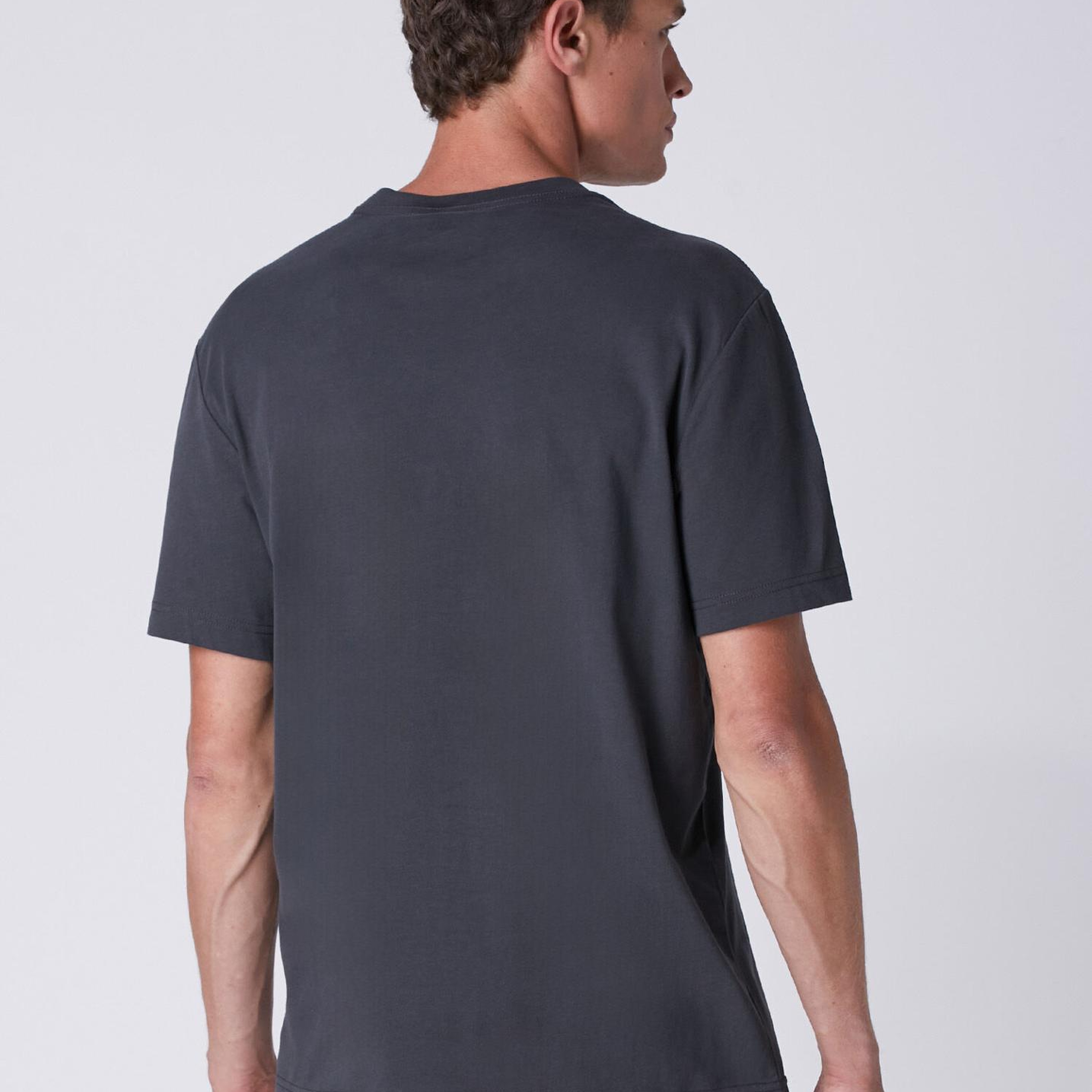 Beymen Club Erkek Relax Fit Antrasit Suprem T-shirt