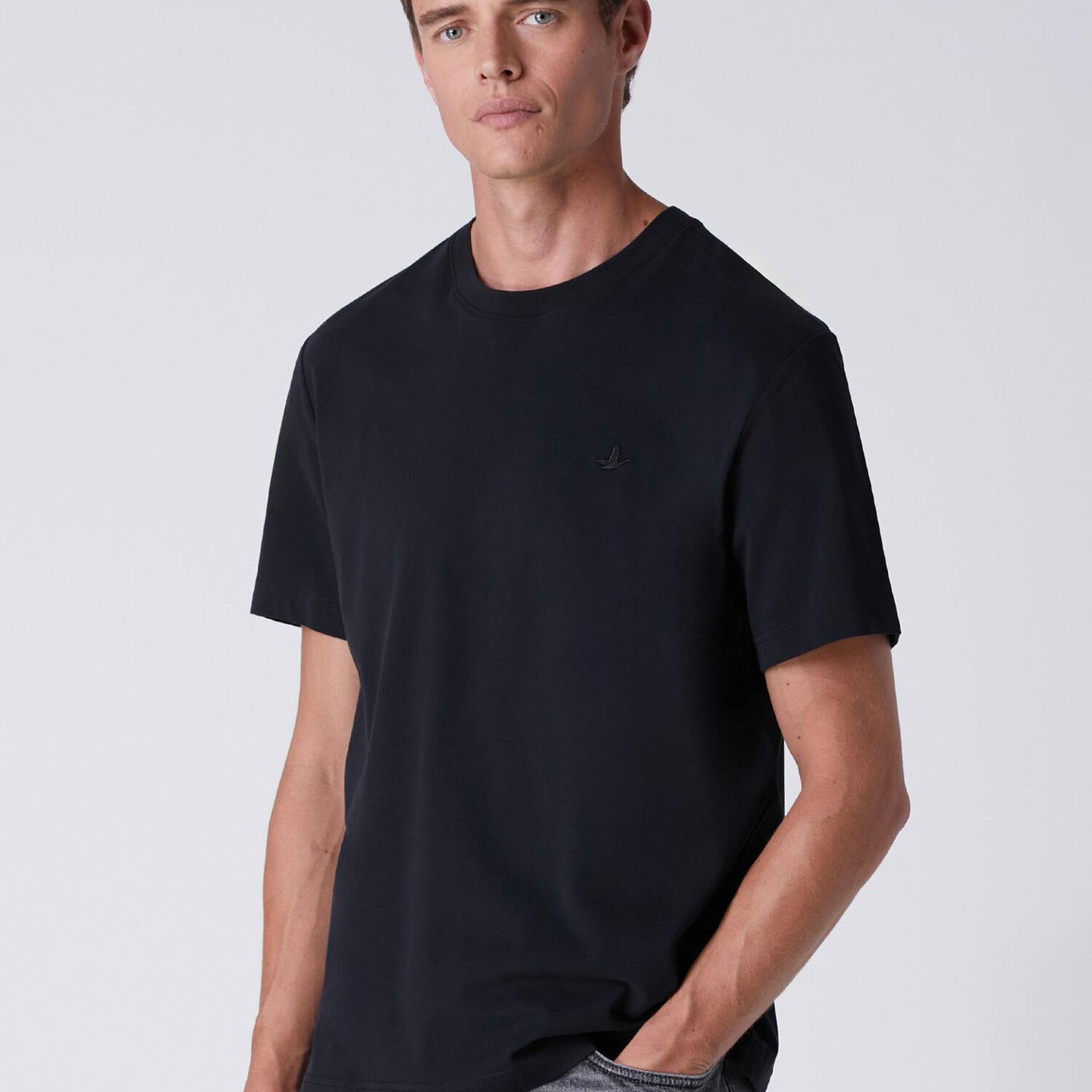 Beymen Club Erkek Relax Fit Siyah Suprem T-shirt