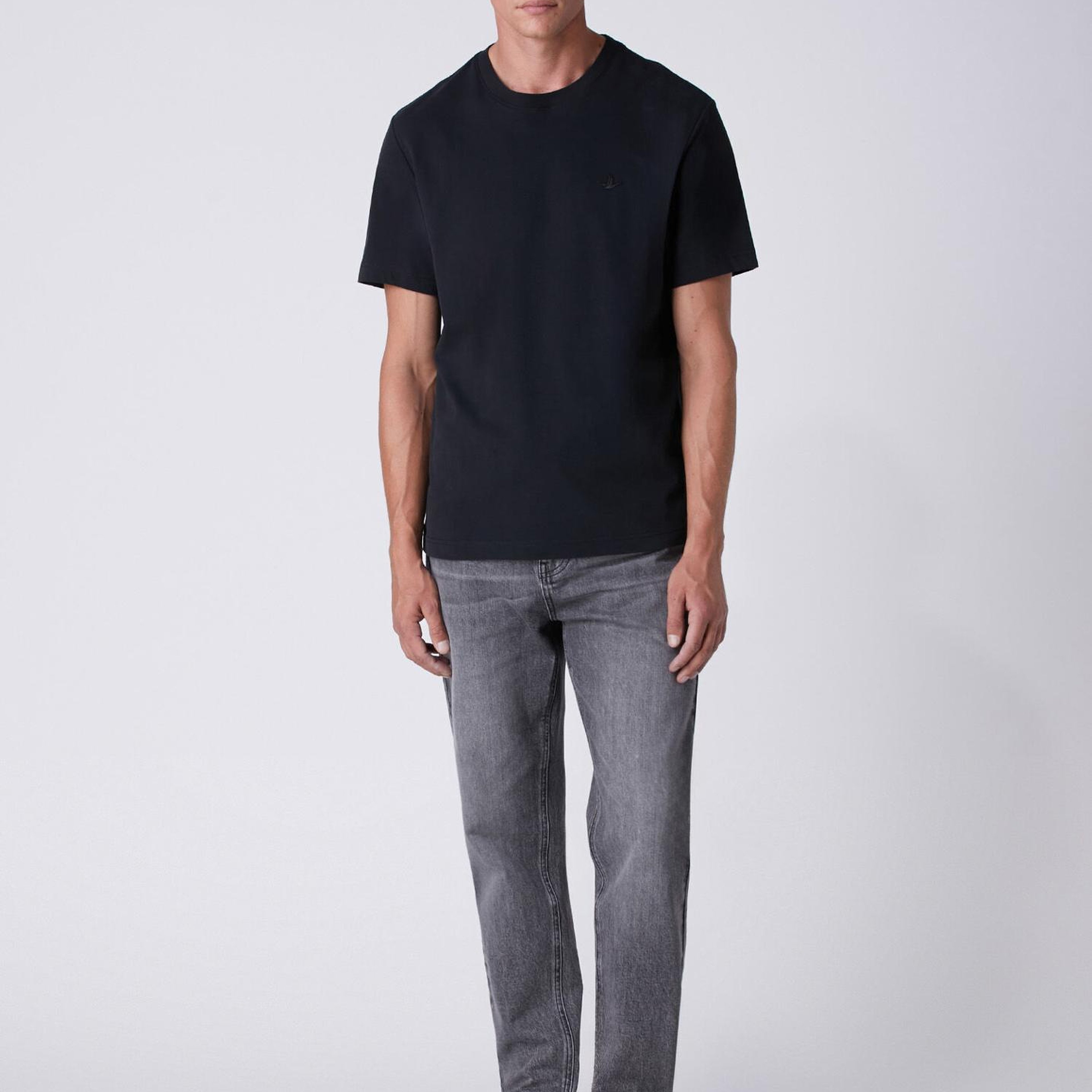 Beymen Club Erkek Relax Fit Siyah Suprem T-shirt