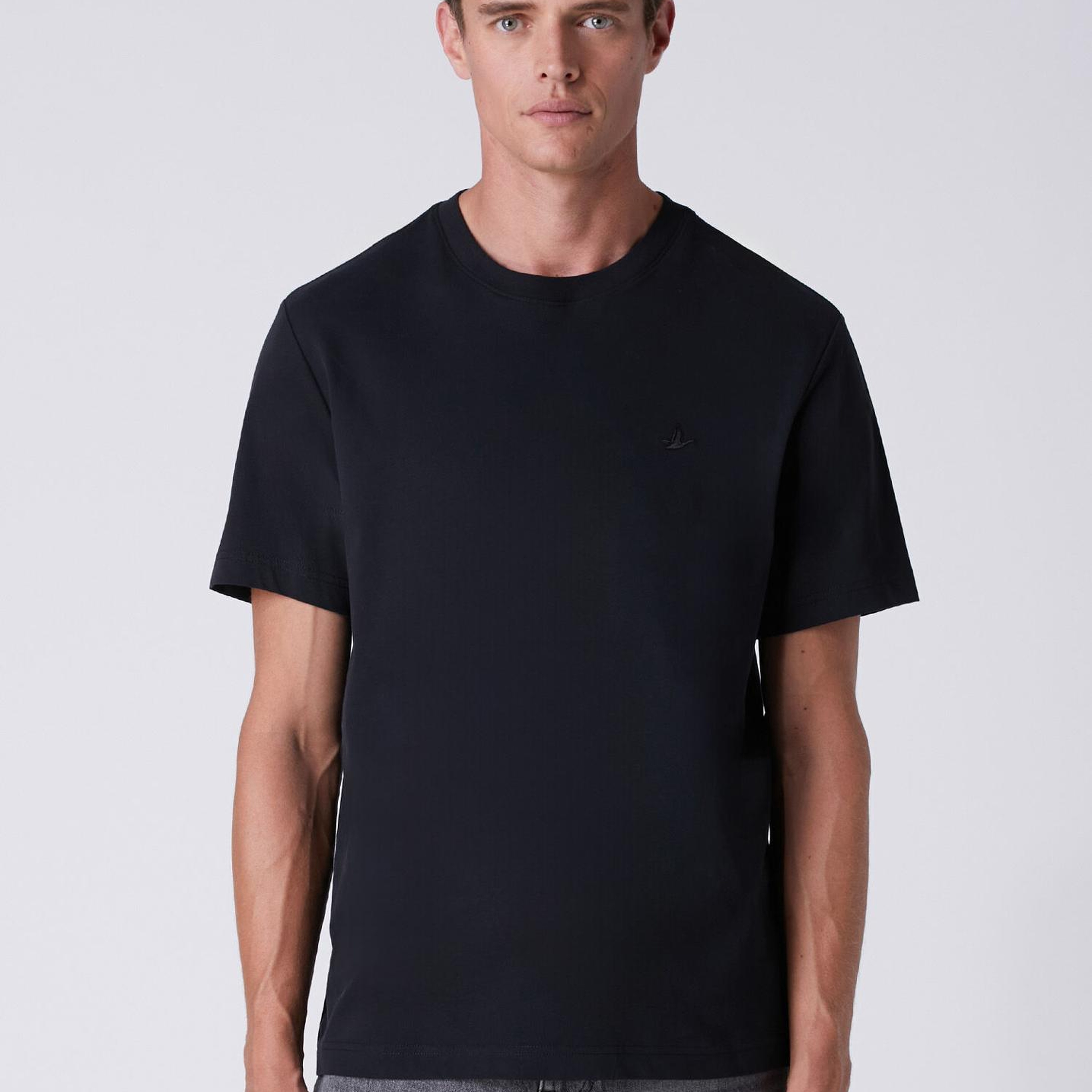 Beymen Club Erkek Relax Fit Siyah Suprem T-shirt