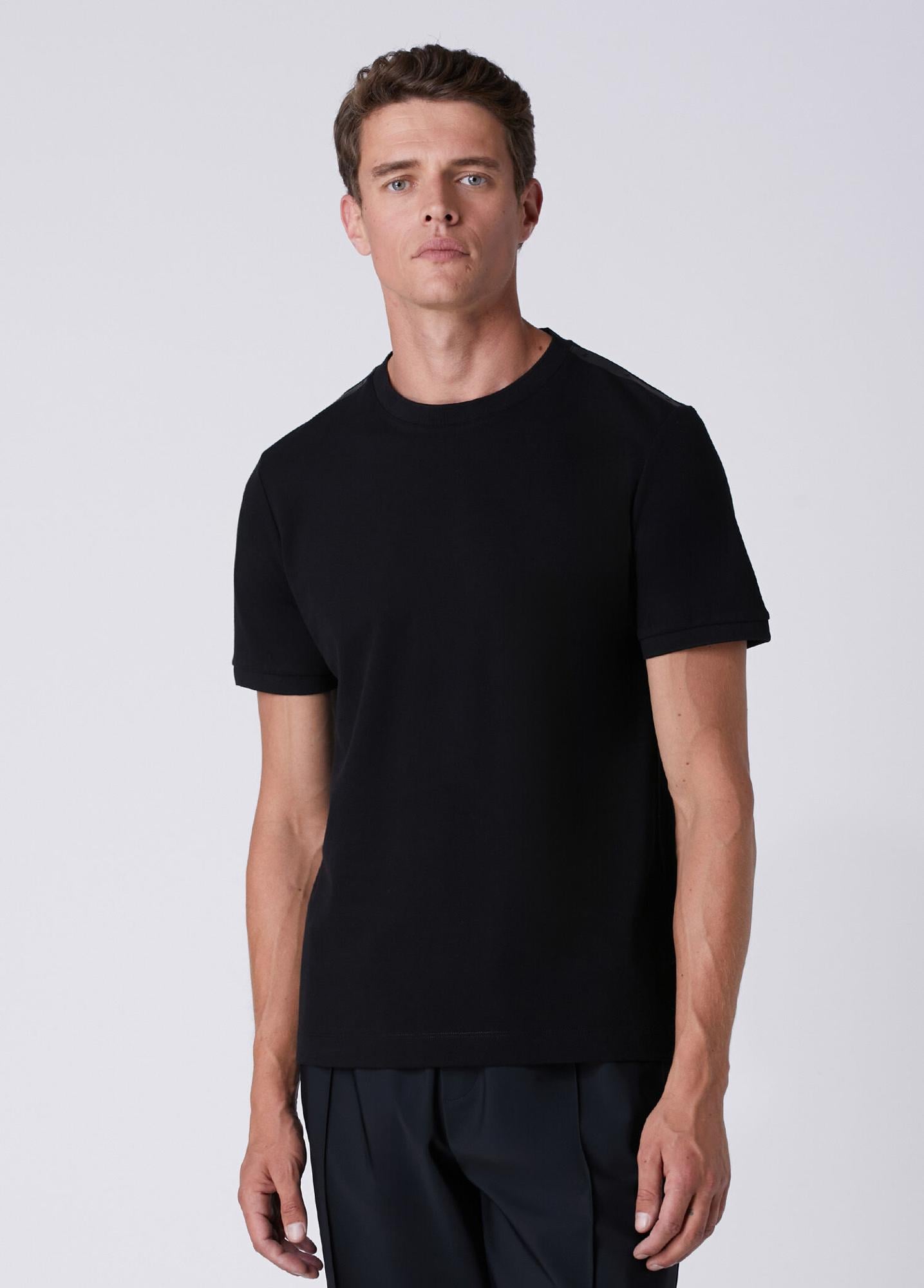 Beymen Club Erkek Basic Fit Siyah Pike T-shirt