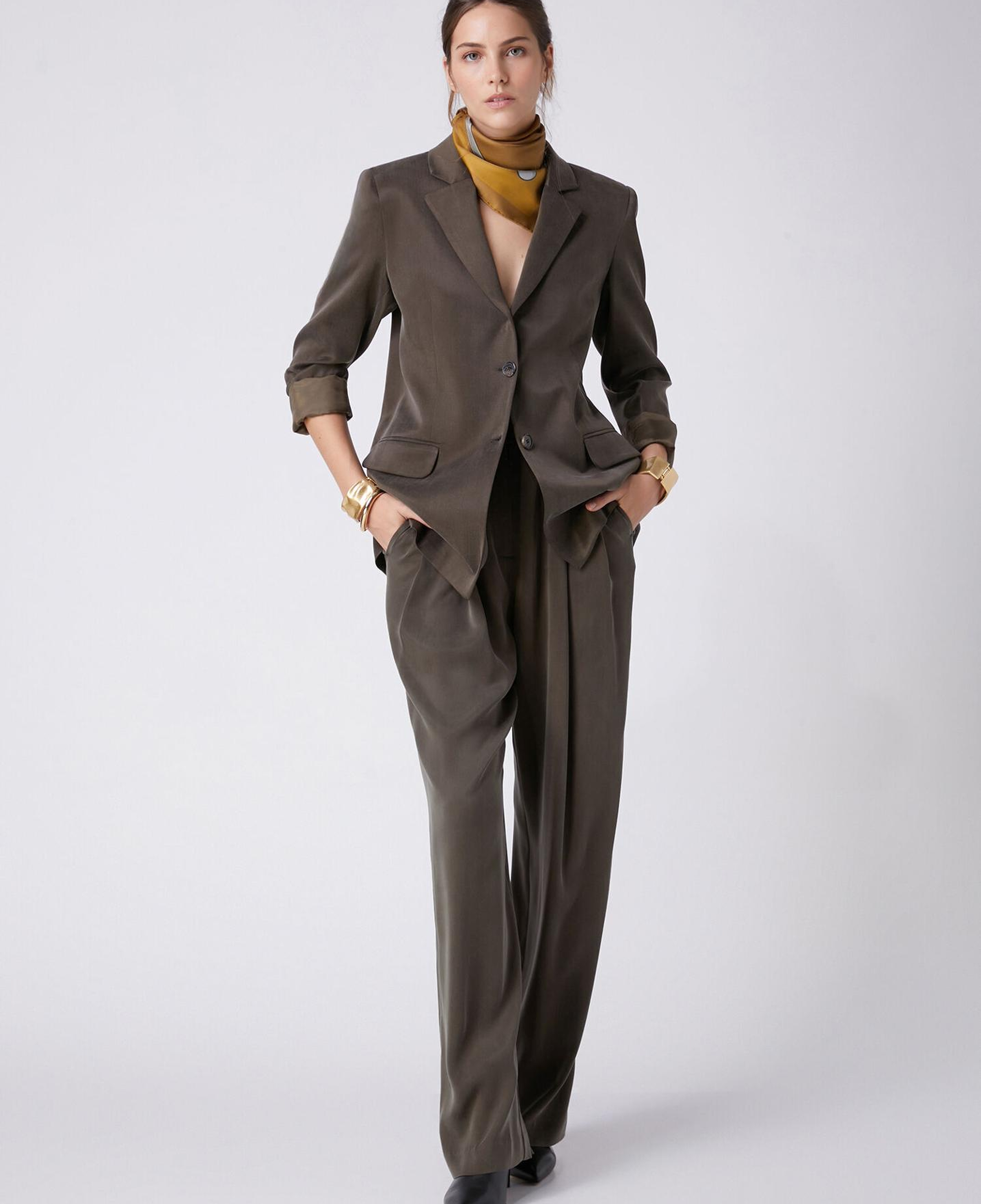 Beymen Club Kadın Haki Cupro Blazer
