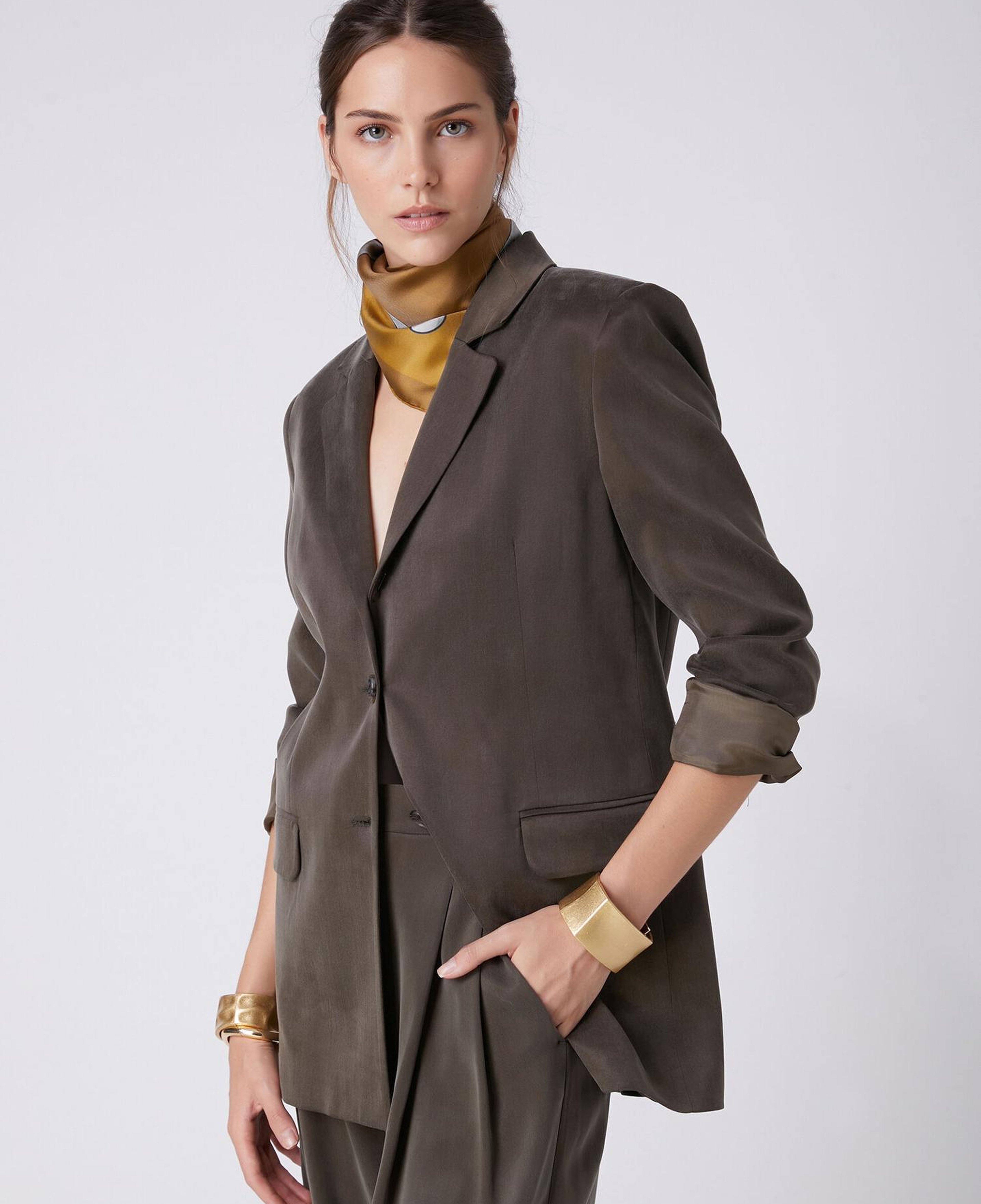 Beymen Club Kadın Haki Cupro Blazer