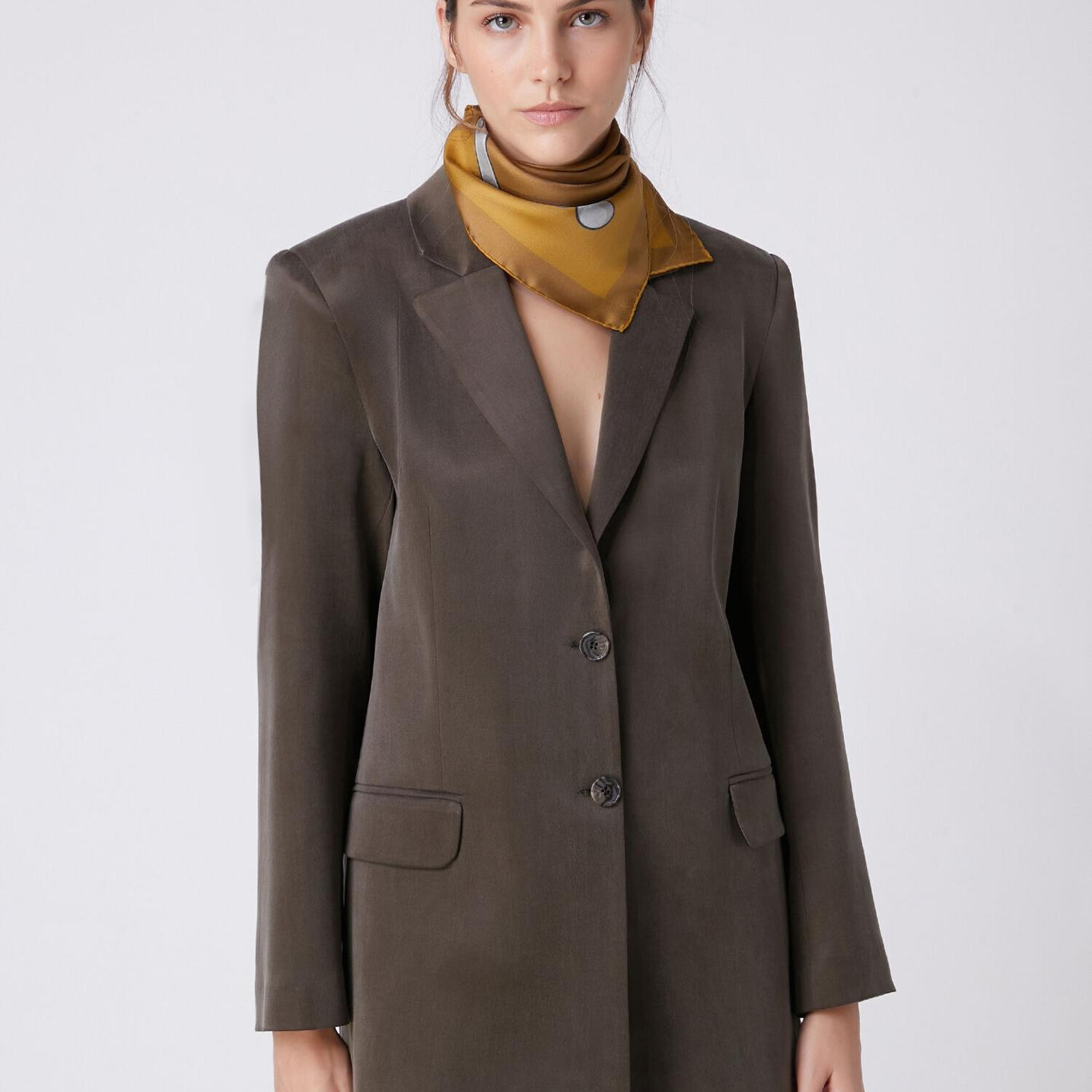 Beymen Club Kadın Haki Cupro Blazer