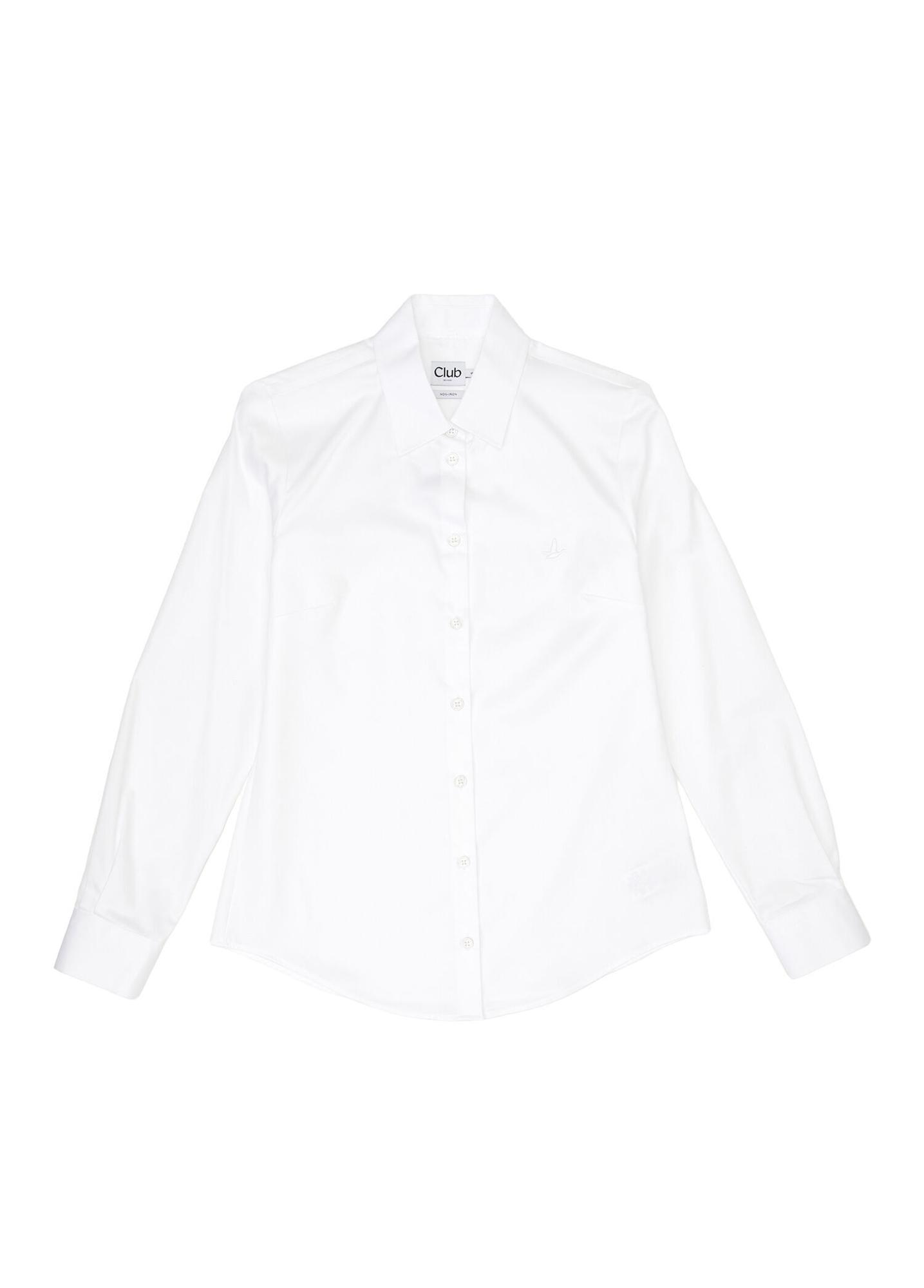 Beymen Club Kadın Slim Fit Non-Iron Kırık Beyaz Gömlek