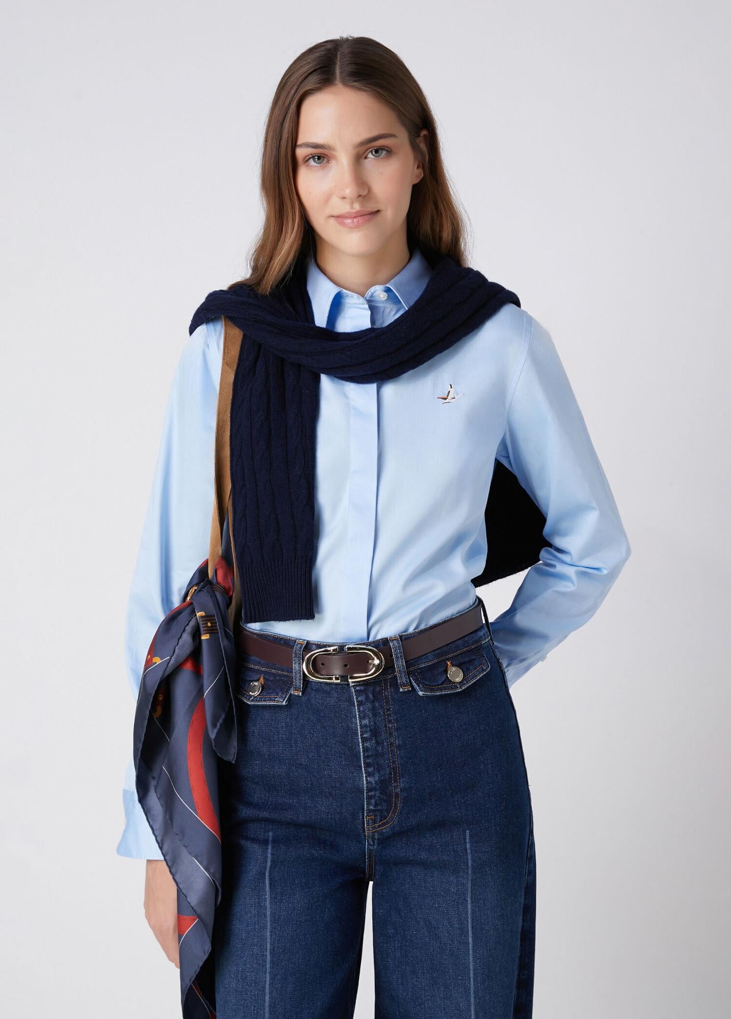 Beymen Club Kadın Mavi Basic Poplin Gömlek