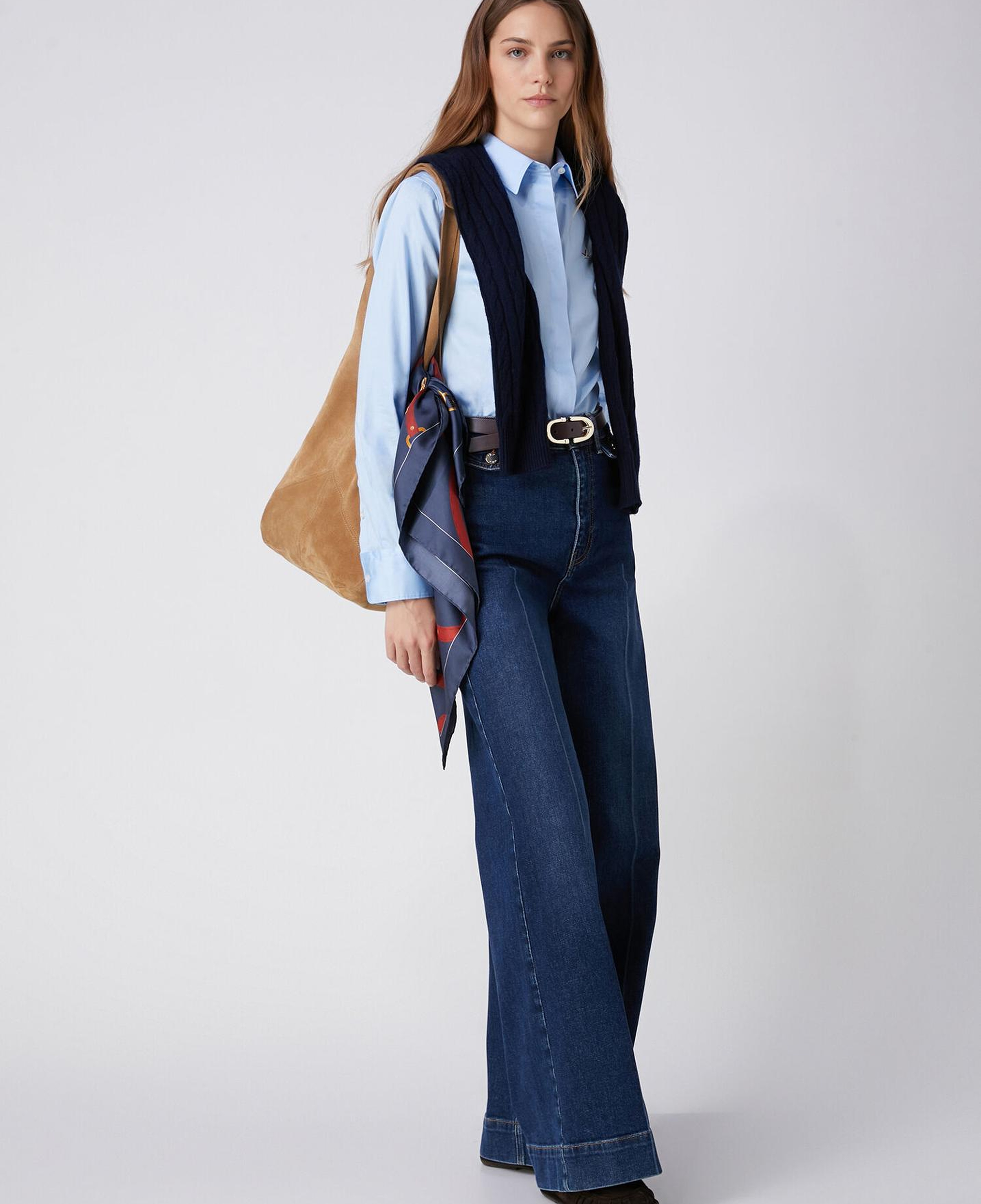 Beymen Club Kadın Mavi Basic Poplin Gömlek