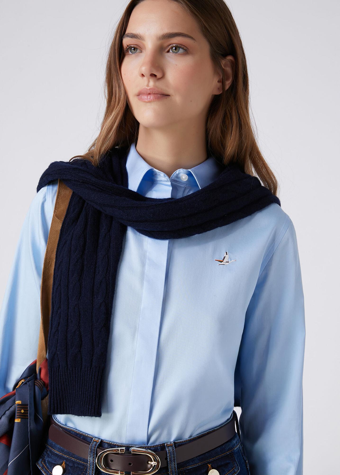 Beymen Club Kadın Mavi Basic Poplin Gömlek