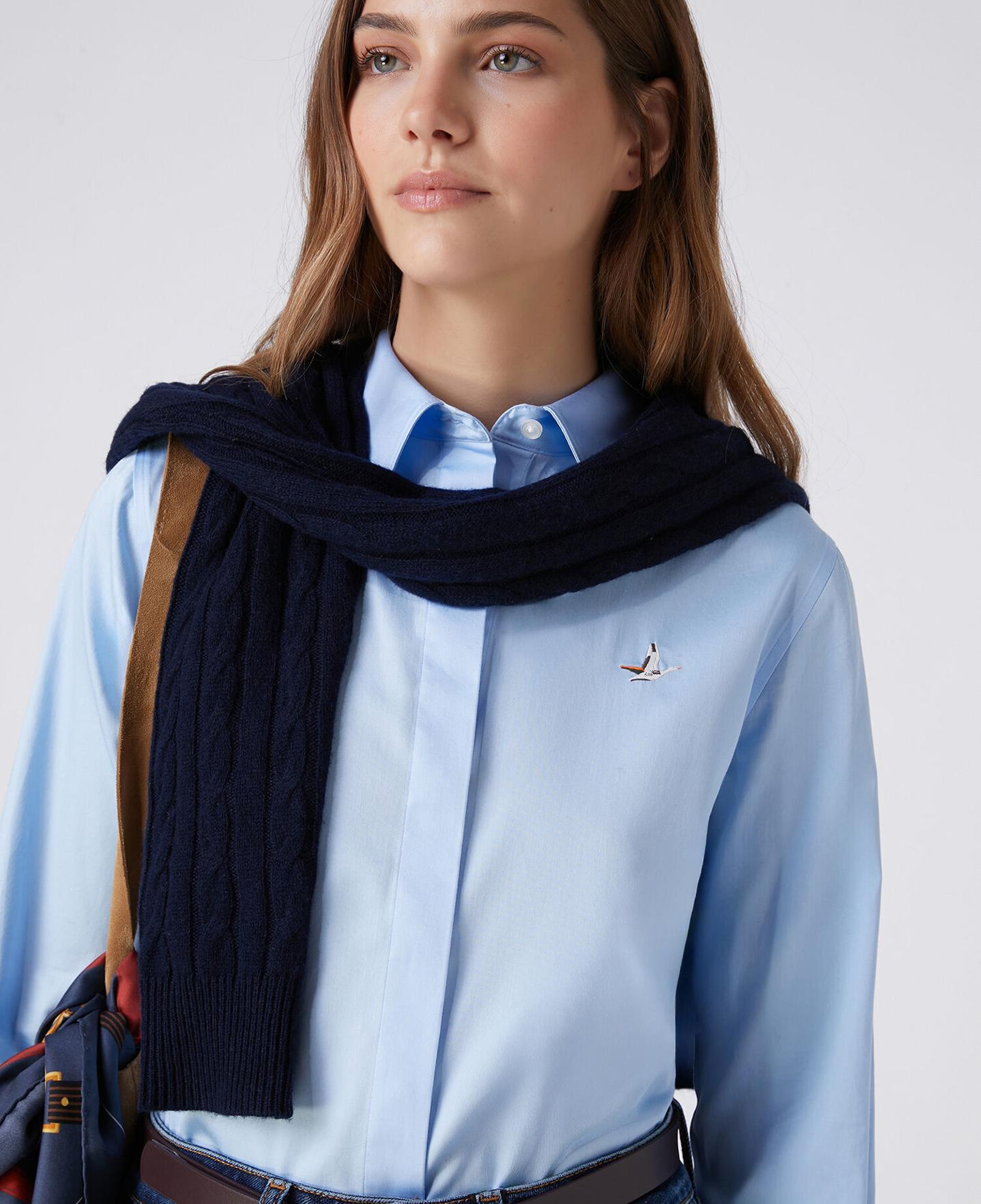 Beymen Club Kadın Mavi Basic Poplin Gömlek