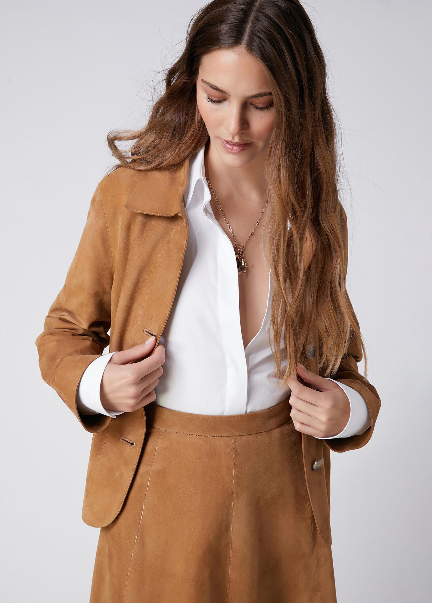 Beymen Club Kadın Kırık Beyaz Logolu Basic Poplin Gömlek