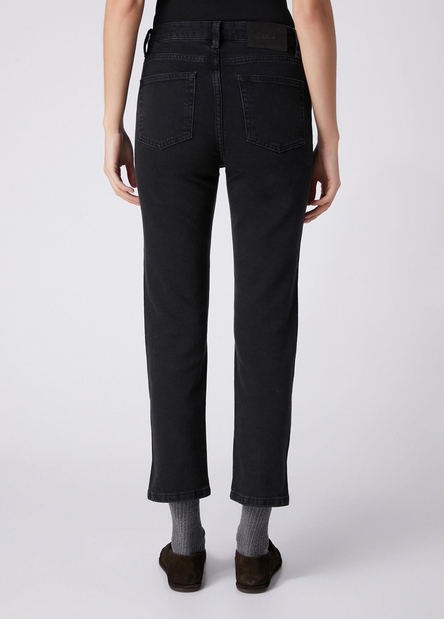 Beymen Club Kadın Slim Straight Fit Siyah Jean Pantolon