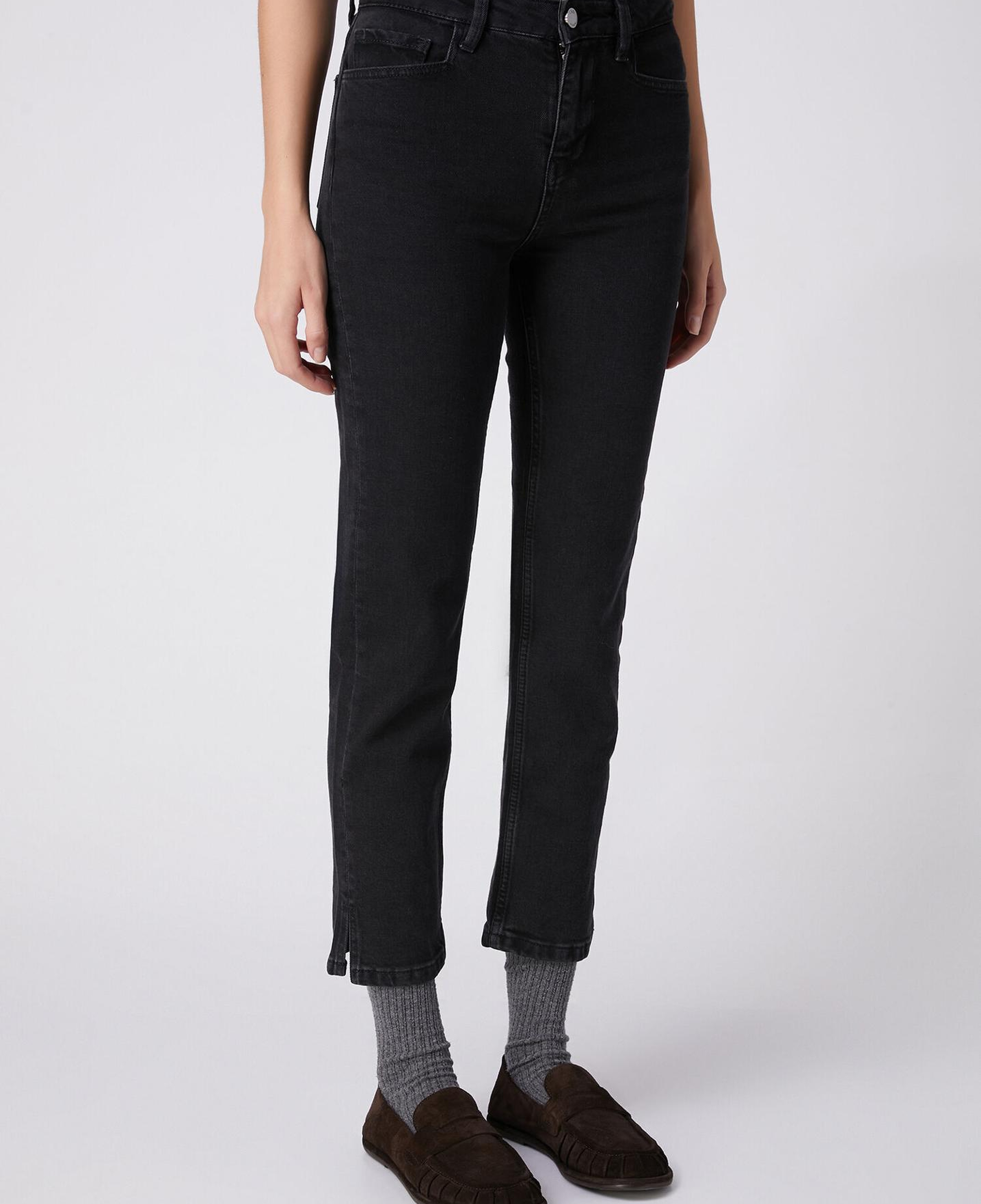 Beymen Club Kadın Slim Straight Fit Siyah Jean Pantolon