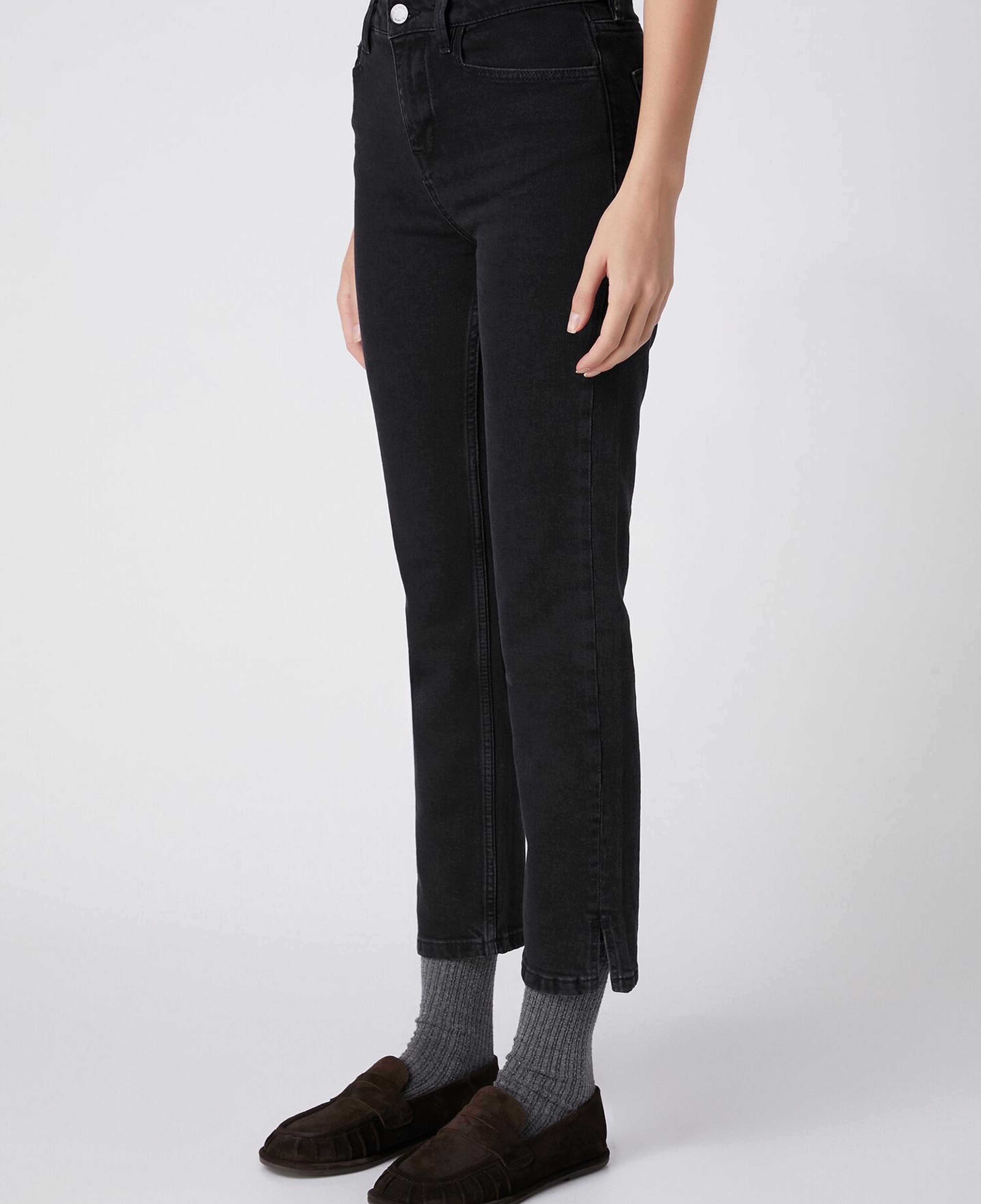 Beymen Club Kadın Slim Straight Fit Siyah Jean Pantolon