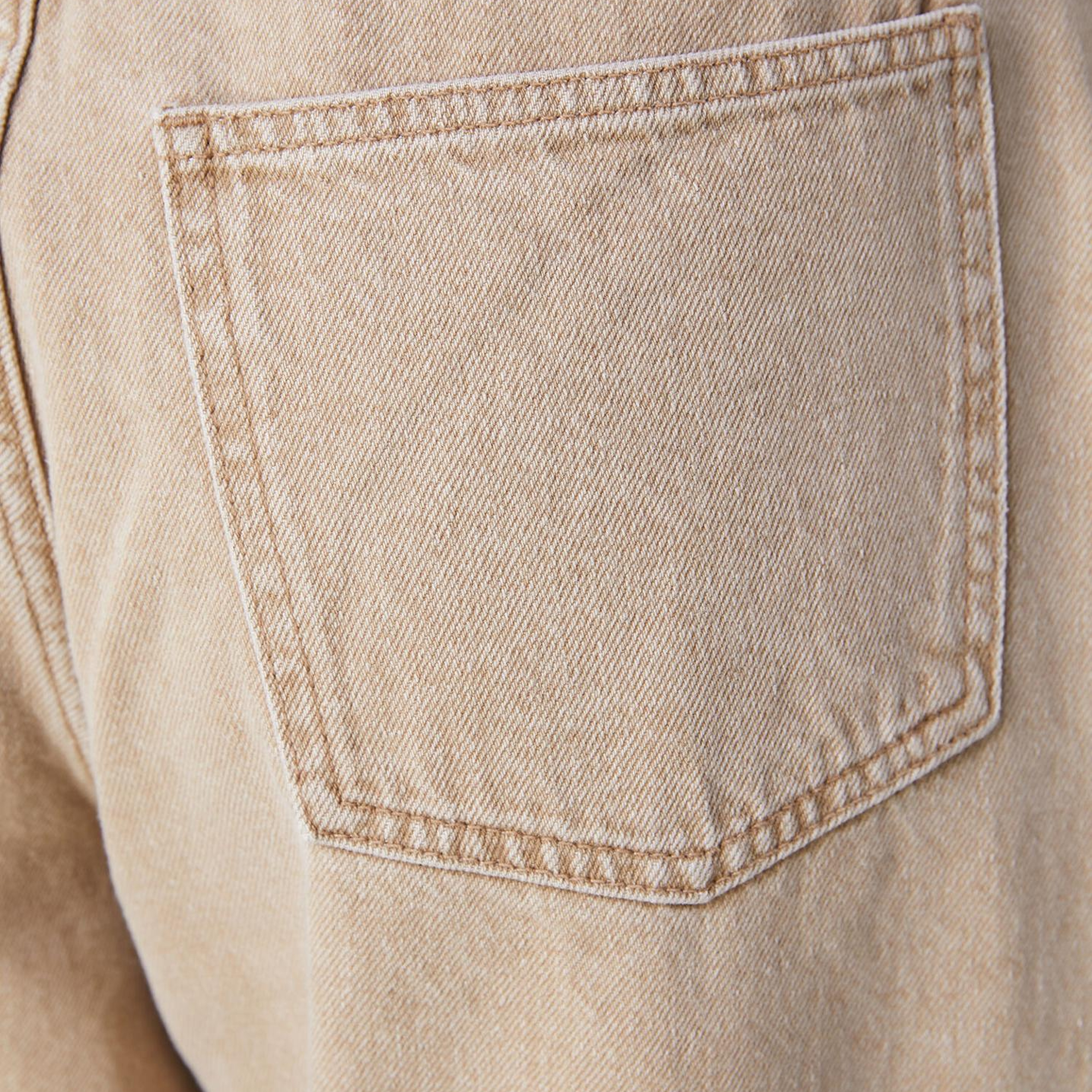 Beymen Club Kadın Tapered Fit Bej Jean Pantolon