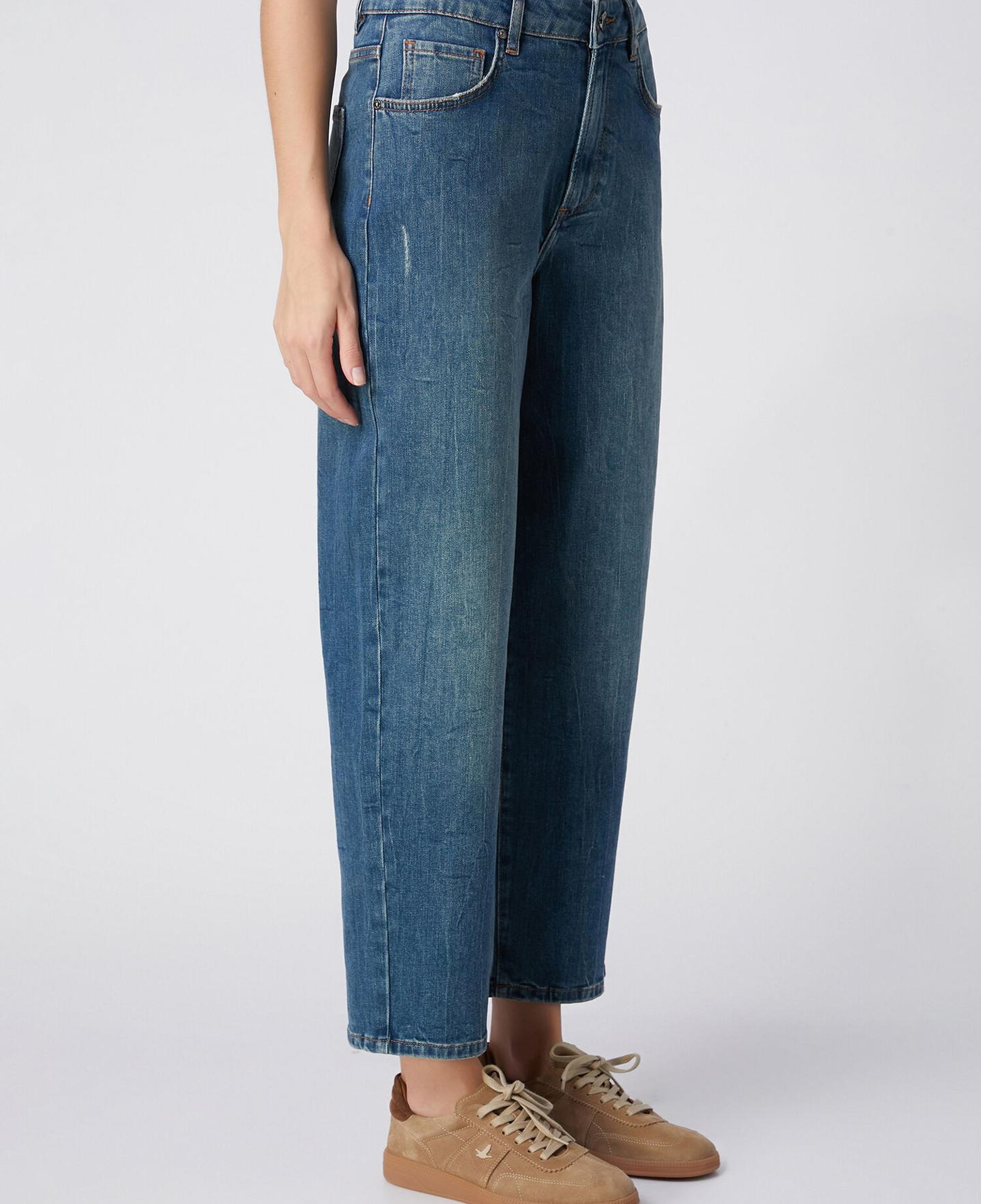 Beymen Club Kadın Tapered Fit Mavi Jean Pantolon