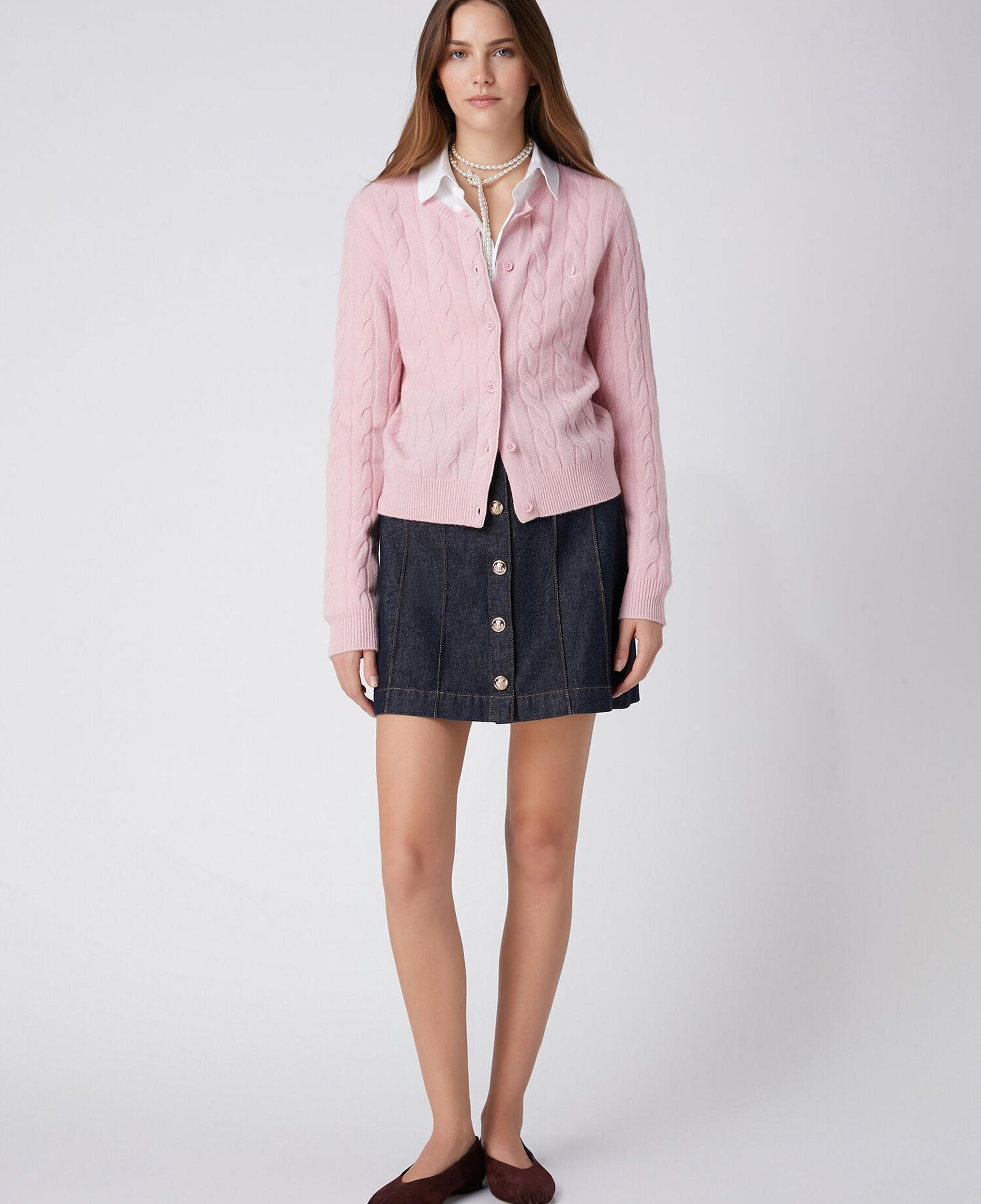 Beymen Club Kadın Indigo A Line Mini Denim Etek