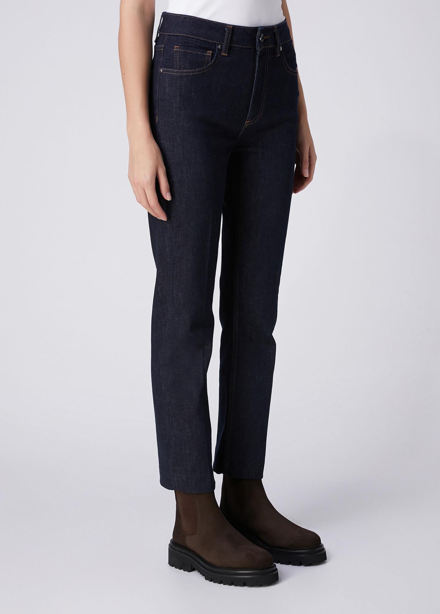 Beymen Club Kadın Straight Fit Lacivert Jean Pantolon