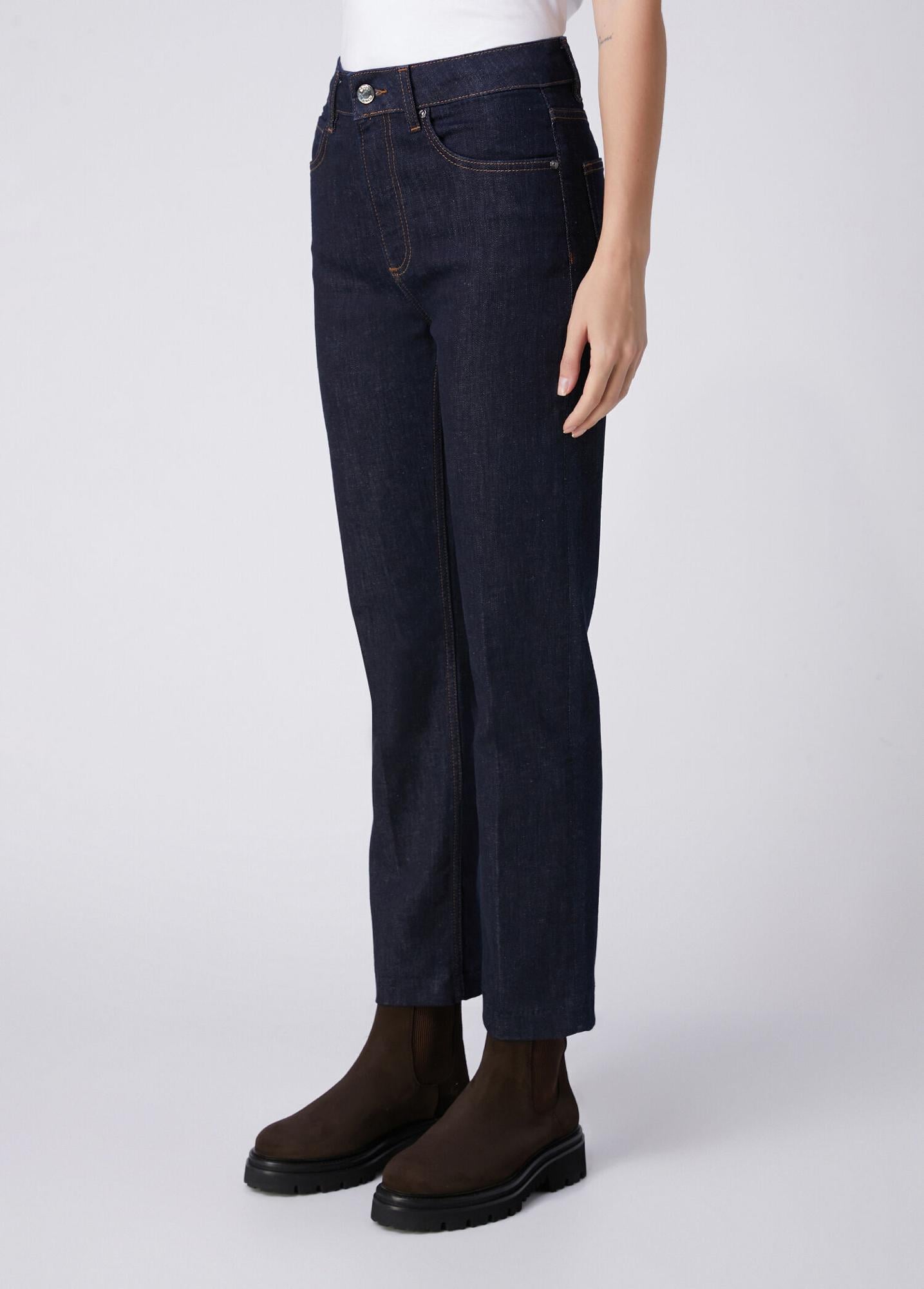Beymen Club Kadın Straight Fit Lacivert Jean Pantolon