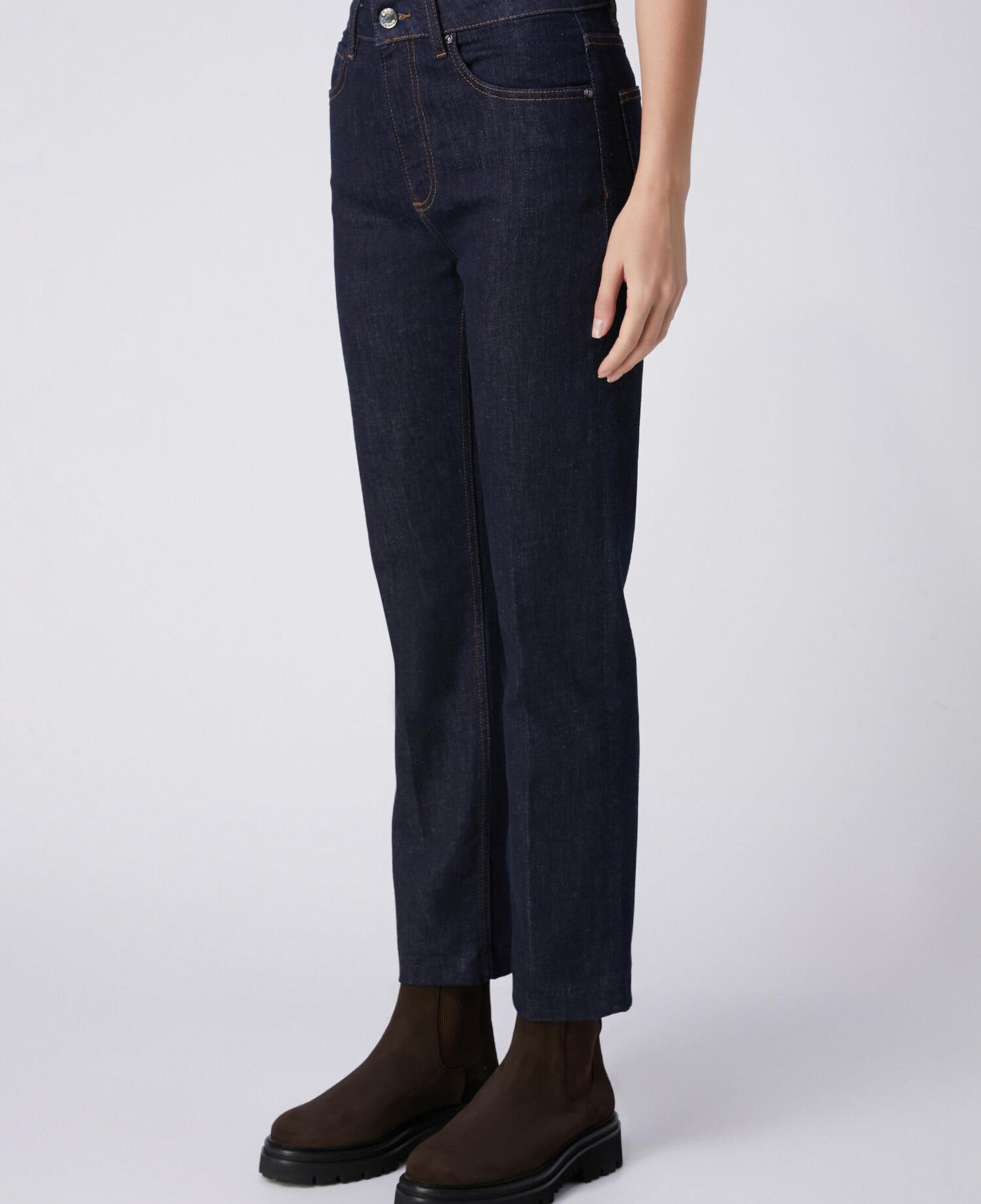 Beymen Club Kadın Straight Fit Lacivert Jean Pantolon