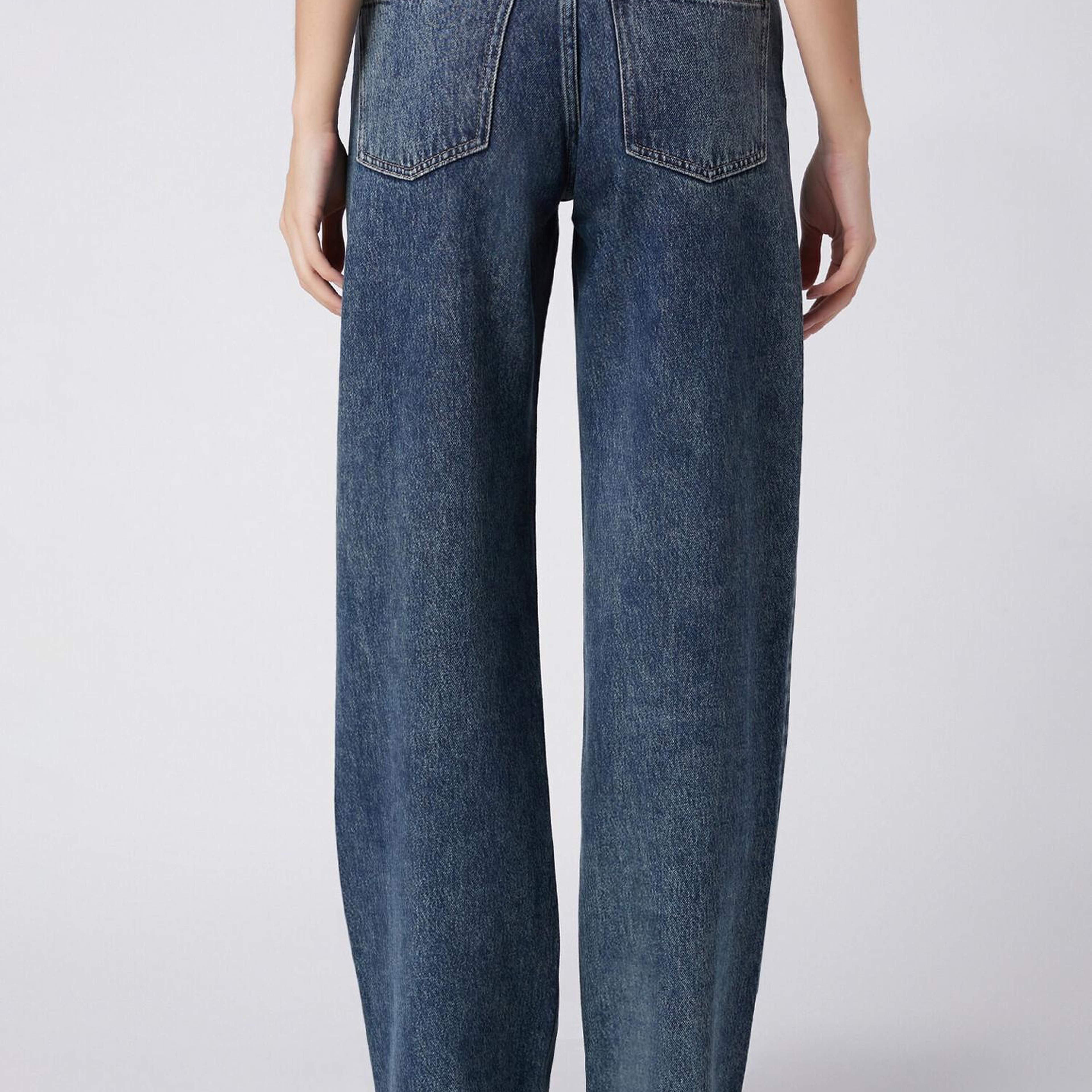 Beymen Club Kadın Mavi Straight Leg Jean Pantolon