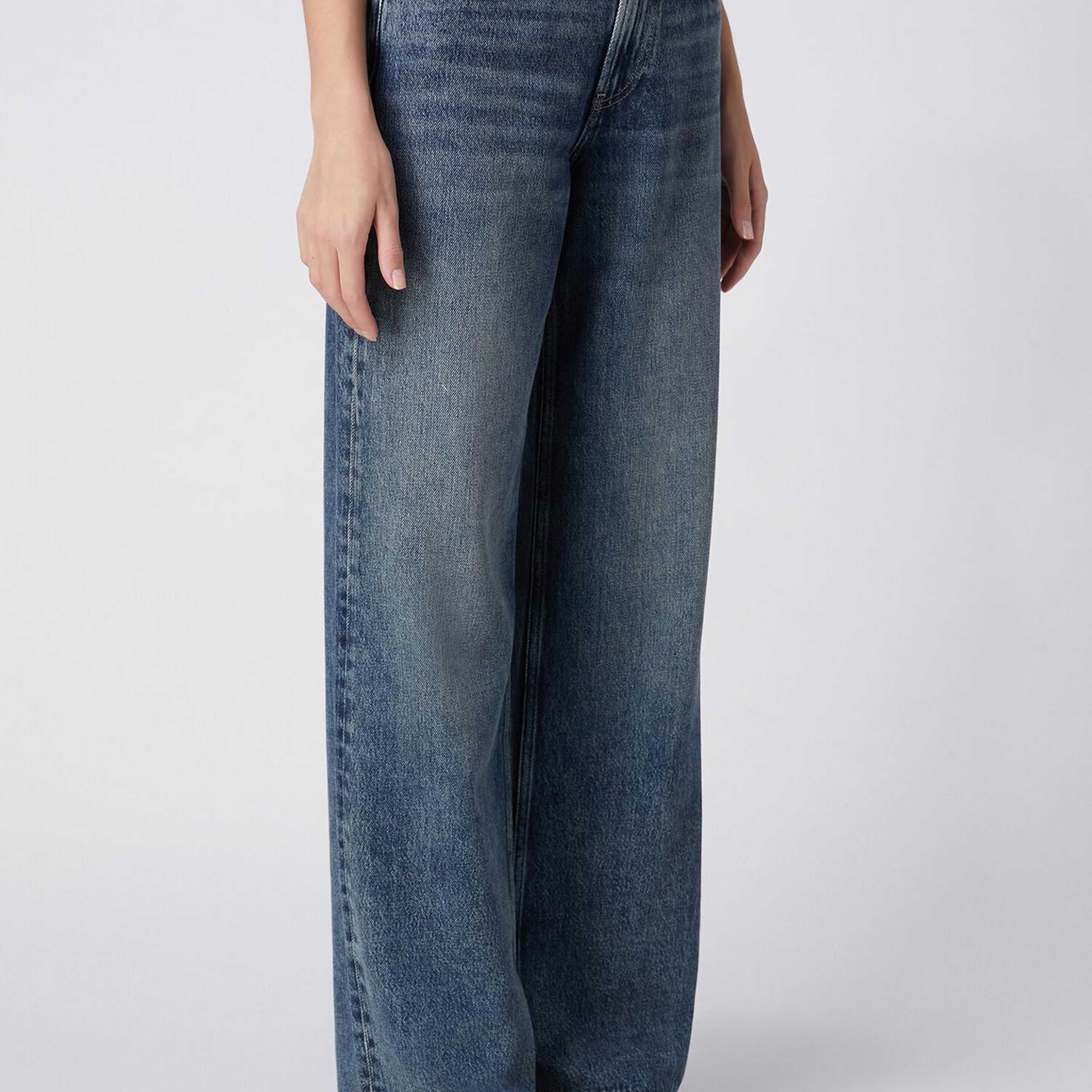 Beymen Club Kadın Mavi Straight Leg Jean Pantolon