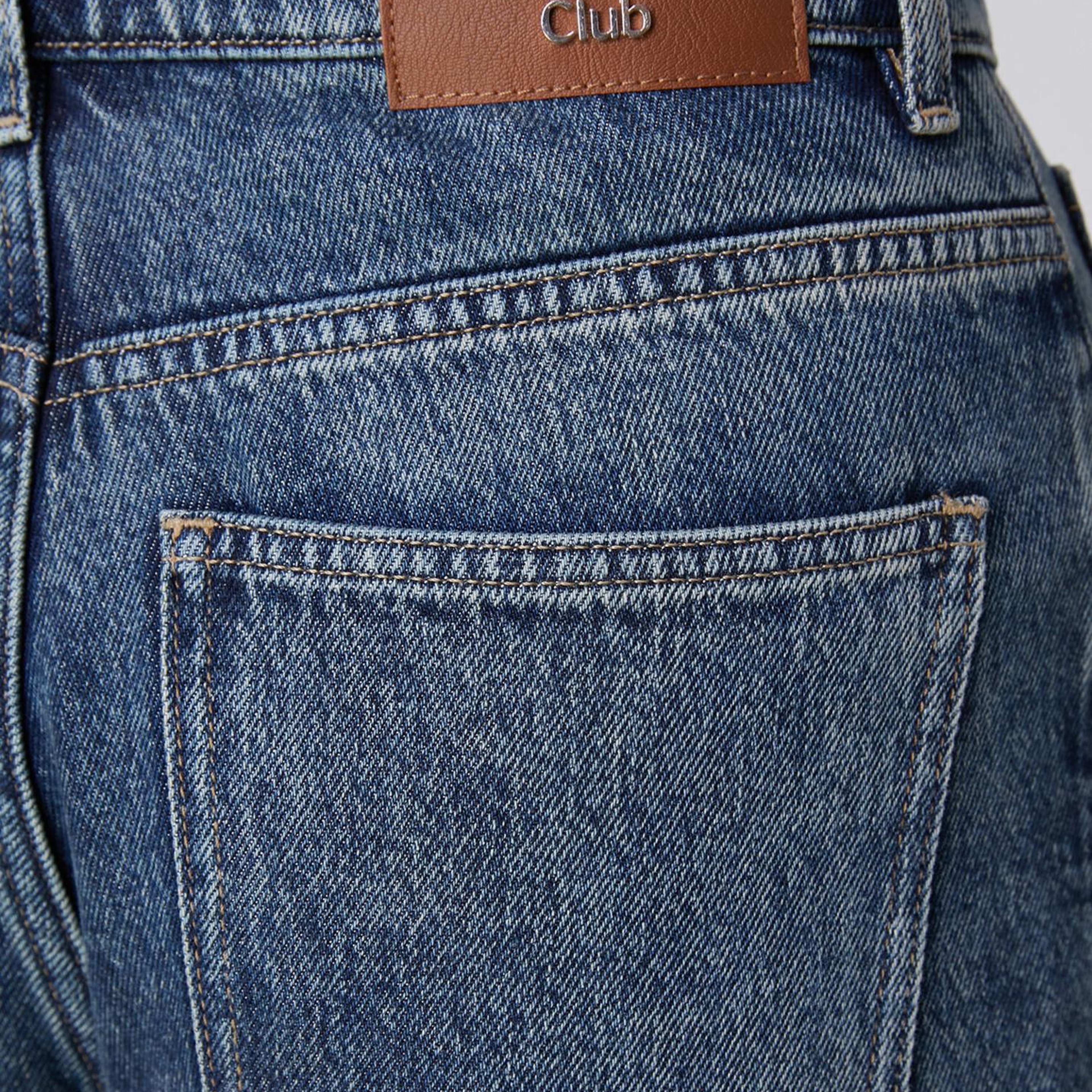 Beymen Club Kadın Mavi Straight Leg Jean Pantolon