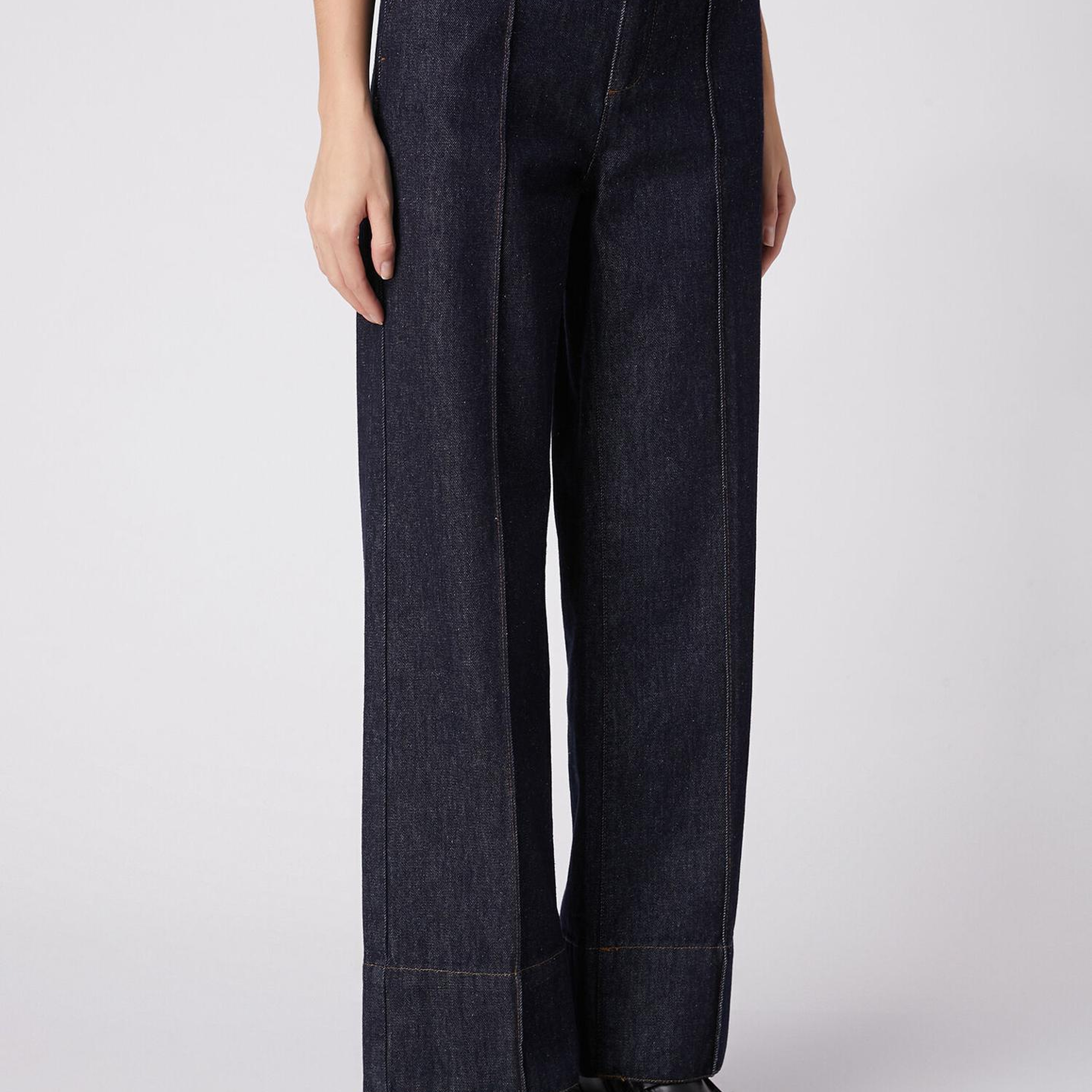 Beymen Club Kadın Straight Fit Lacivert Jean Pantolon