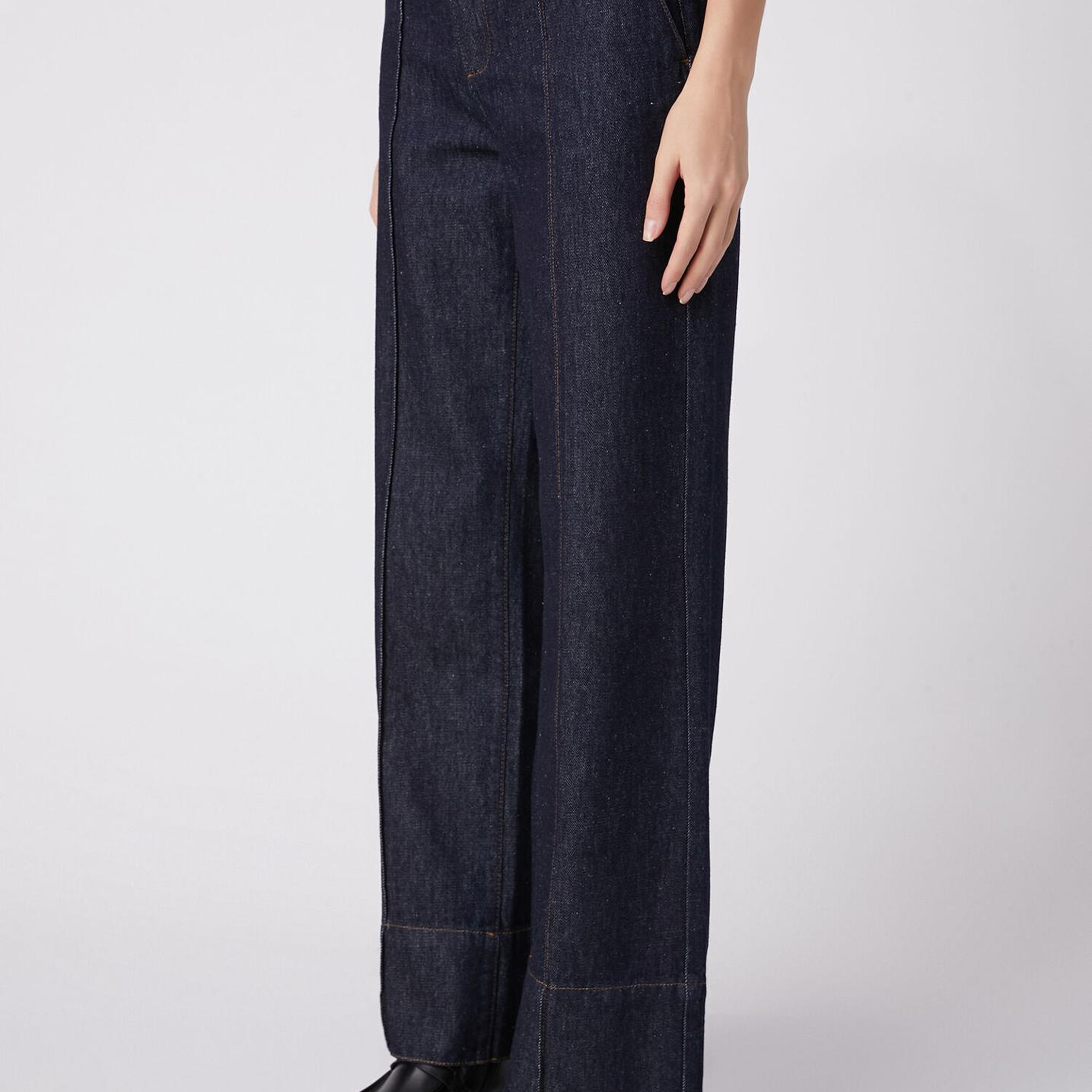 Beymen Club Kadın Straight Fit Lacivert Jean Pantolon