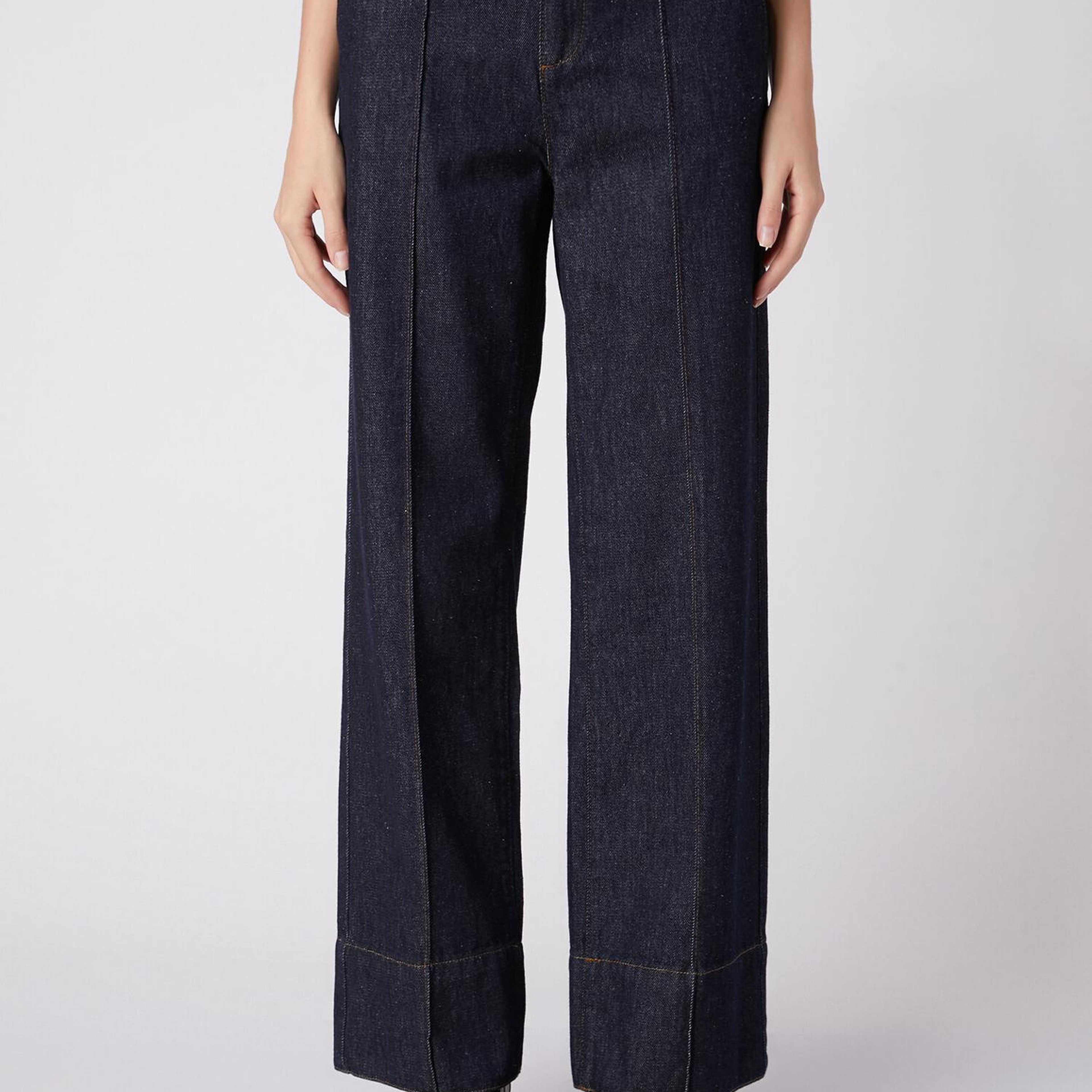 Beymen Club Kadın Straight Fit Lacivert Jean Pantolon