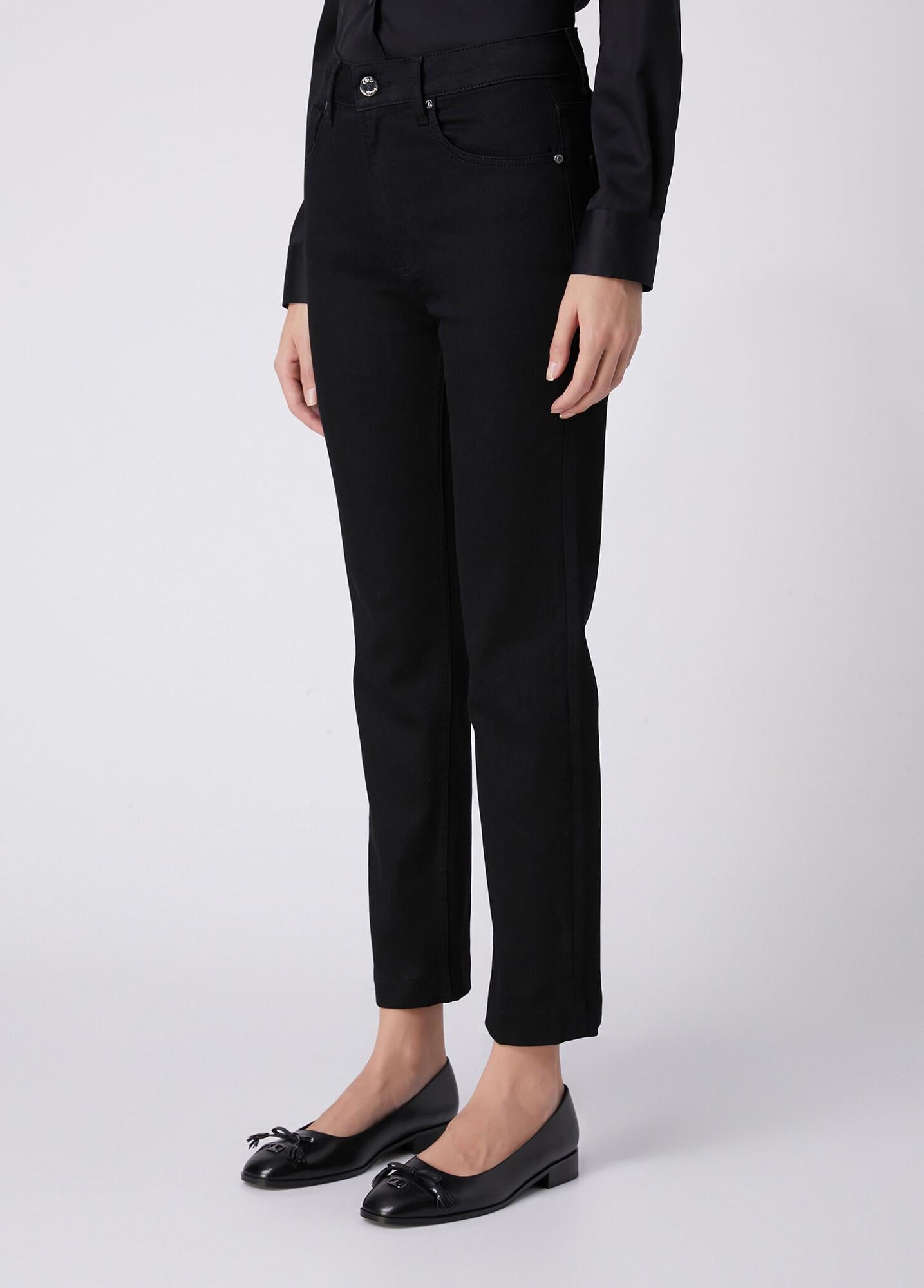 Beymen Club Kadın Siyah Straight Leg Jean Pantolon