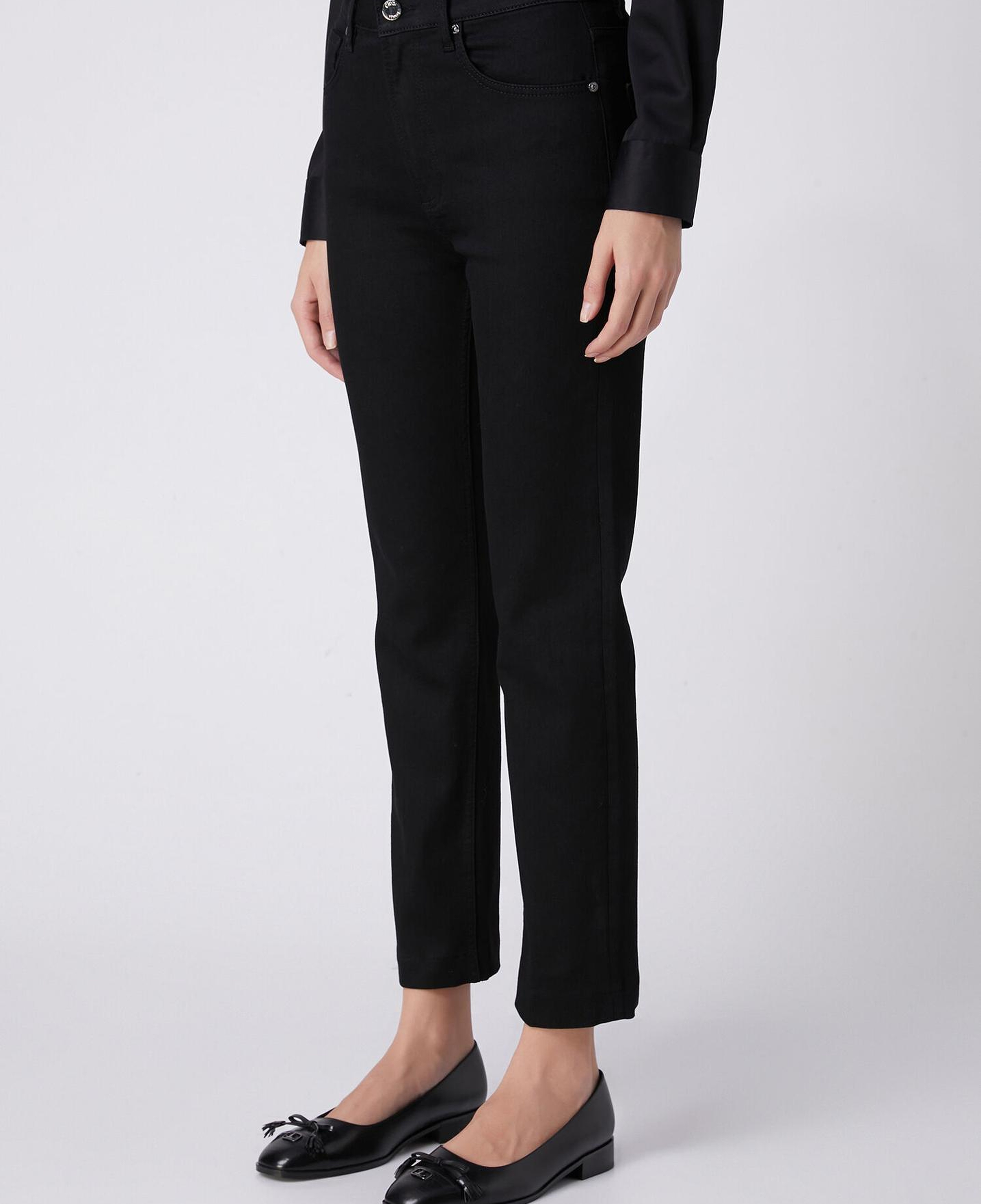 Beymen Club Kadın Siyah Straight Leg Jean Pantolon