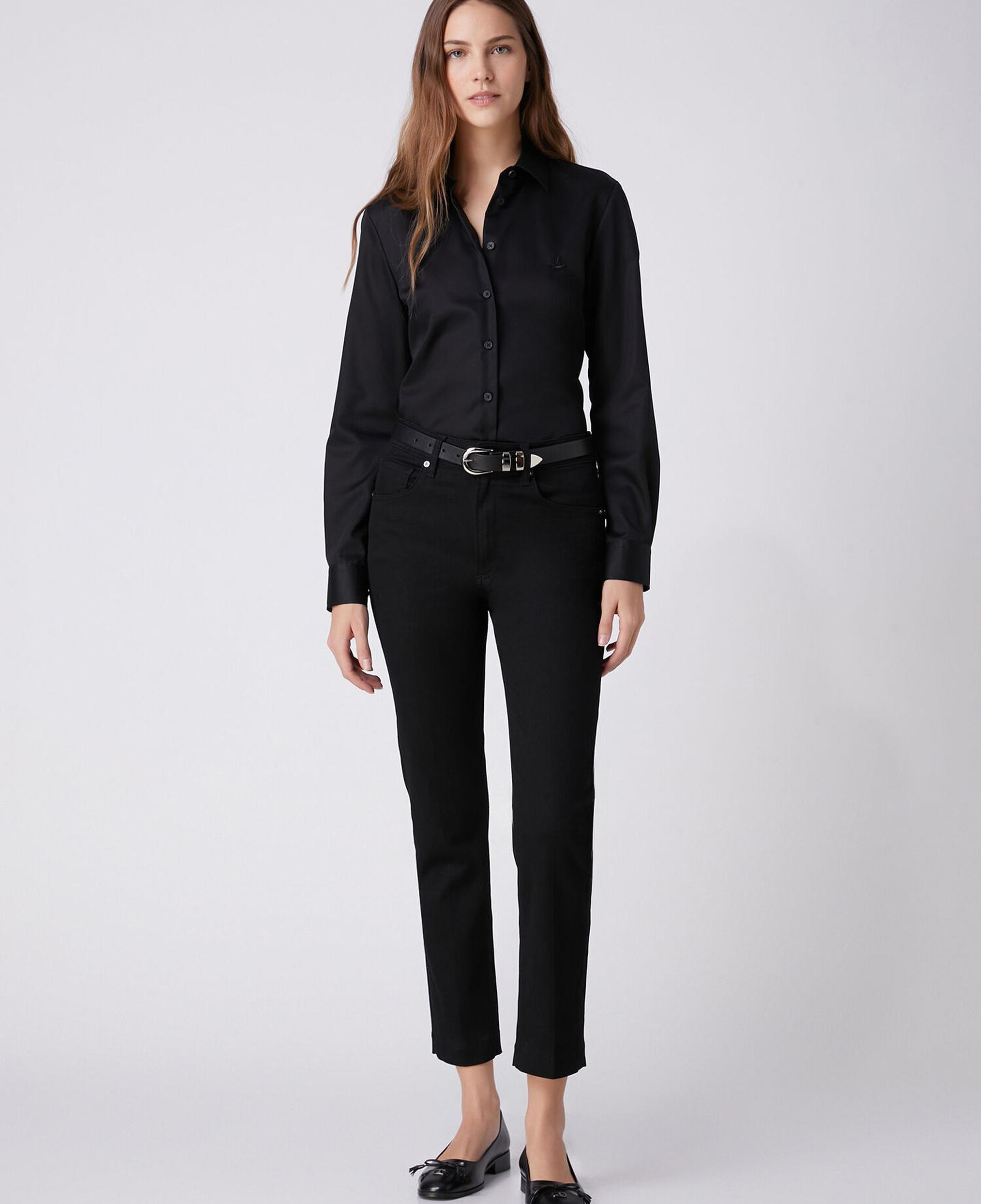 Beymen Club Kadın Siyah Straight Leg Jean Pantolon