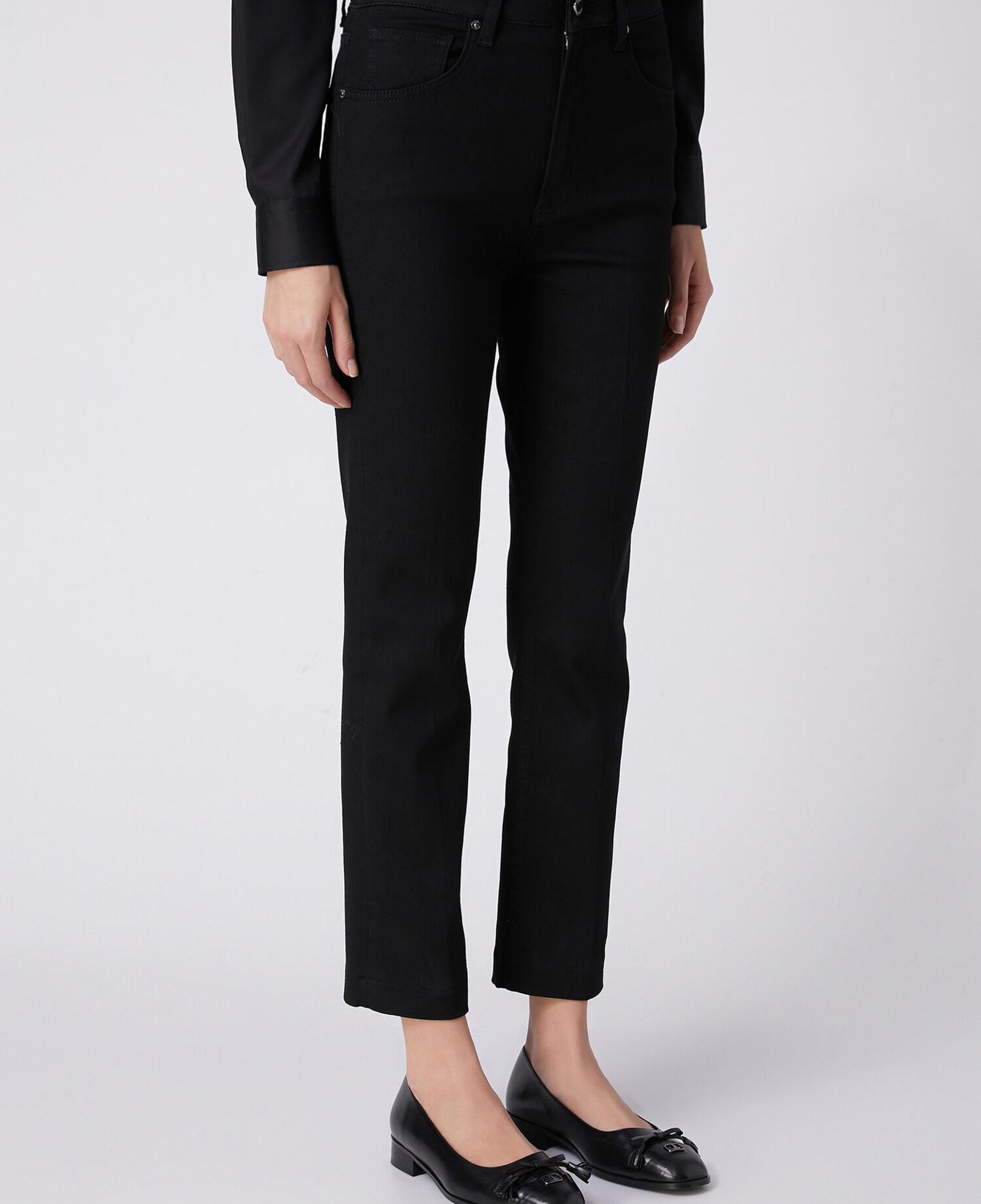 Beymen Club Kadın Siyah Straight Leg Jean Pantolon