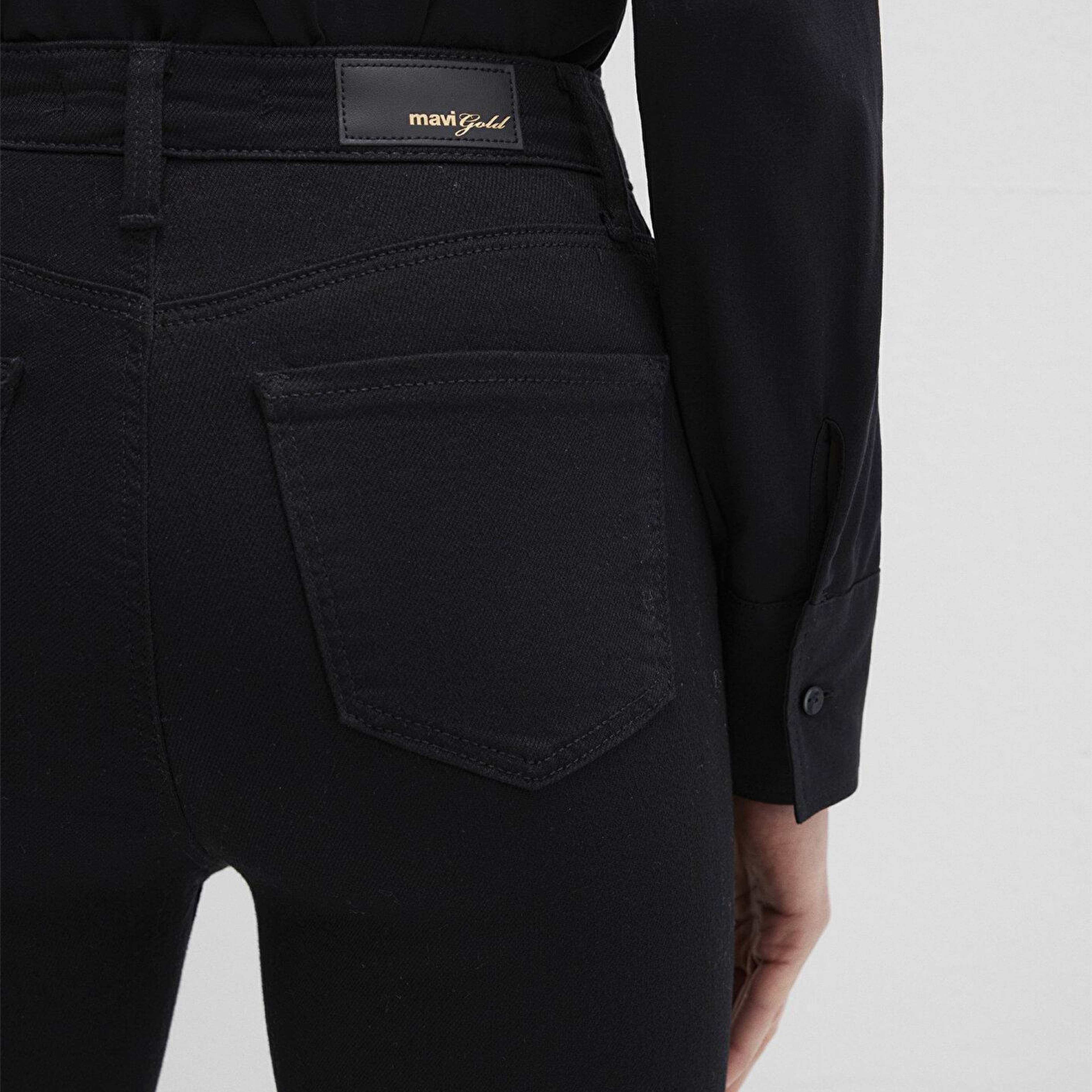 Mavi Serenay Gold Shape Siyah Jean Pantolon 100980-35248