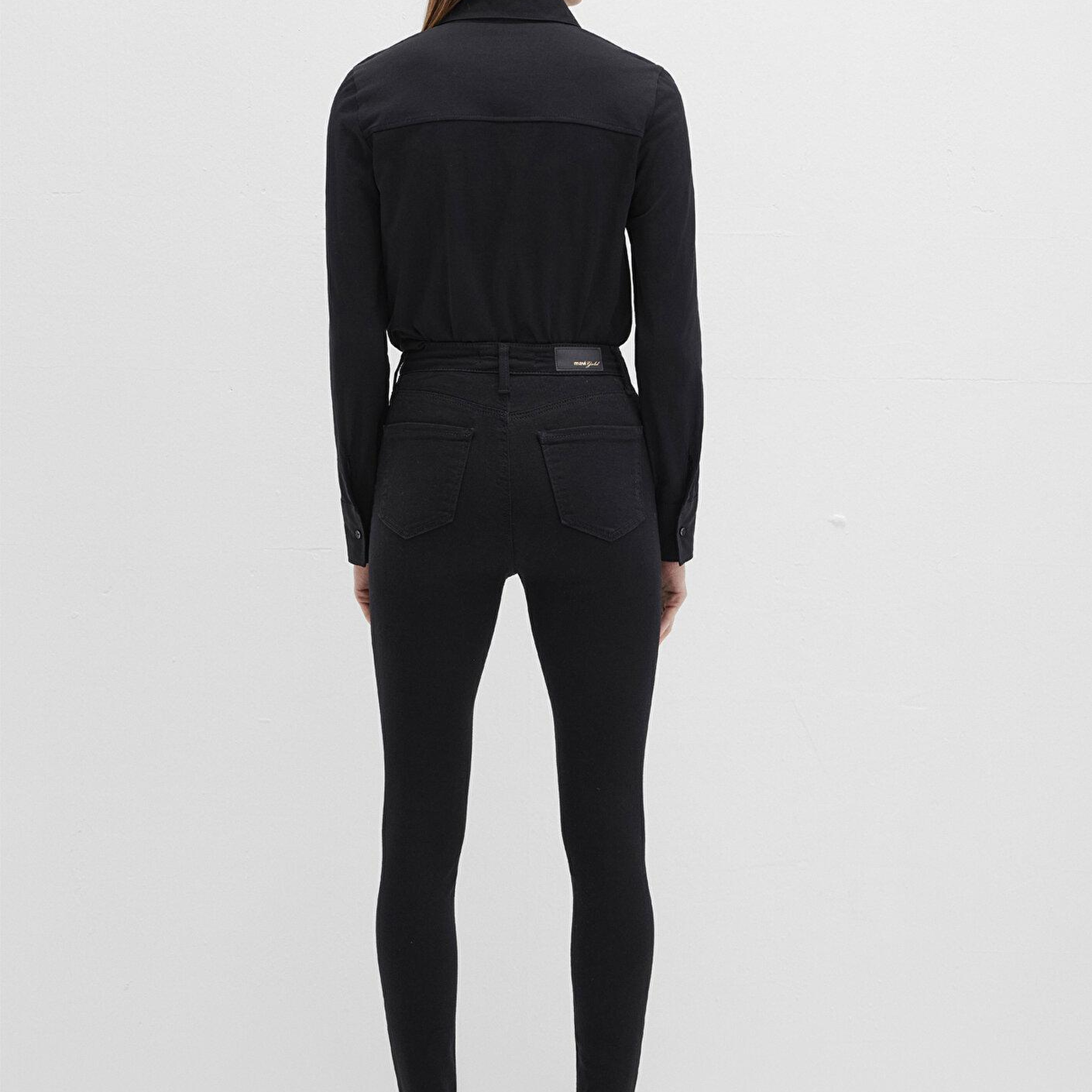 Mavi Serenay Gold Shape Siyah Jean Pantolon 100980-35248