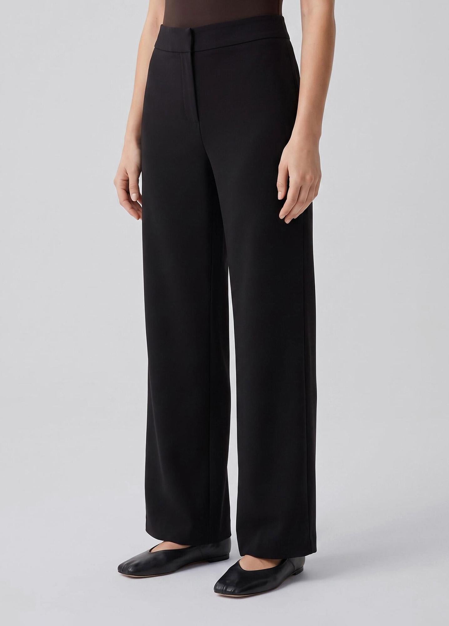 Beymen Club Kadın Siyah Wide Leg Pantolon