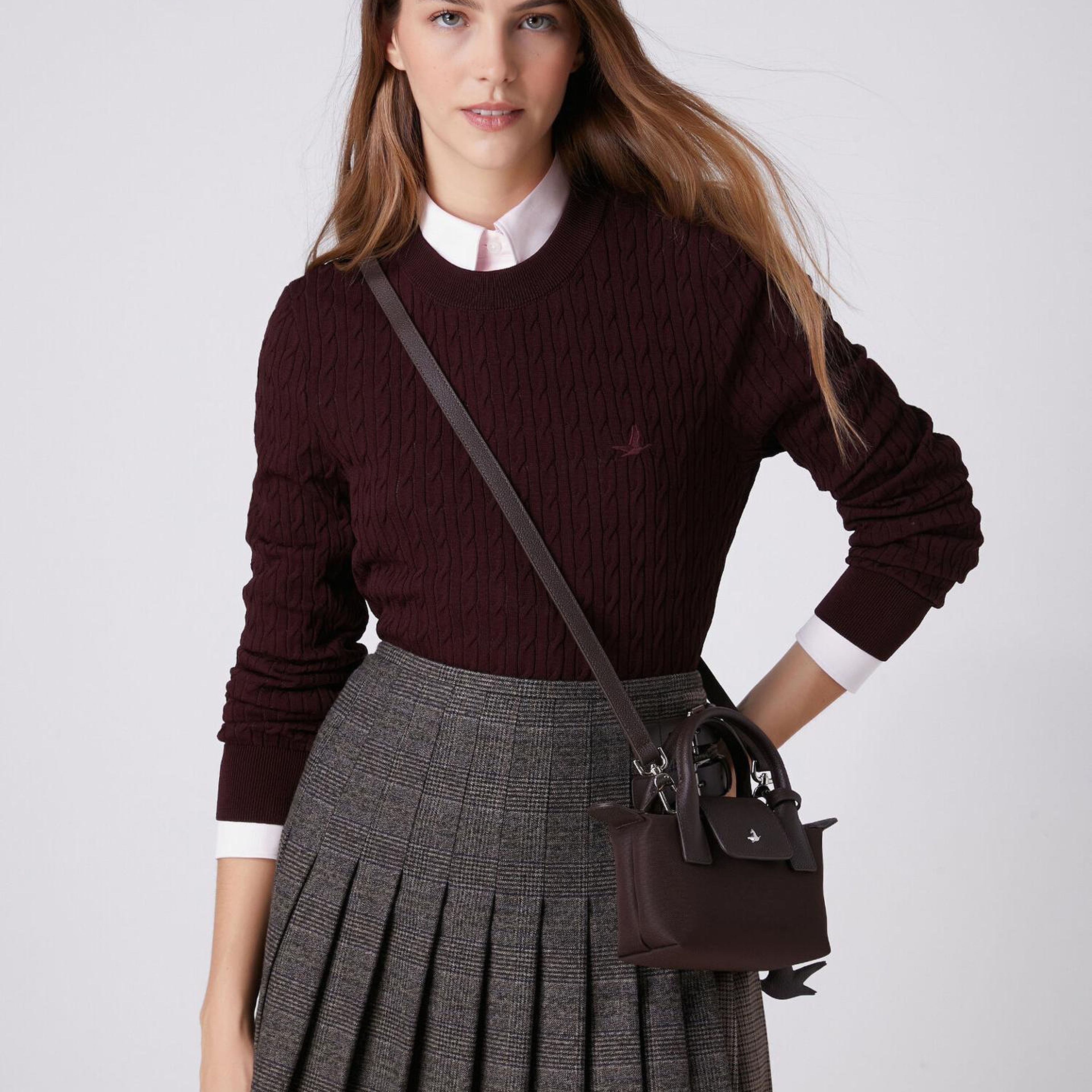 Beymen Club Kadın Bordo Basic Saç Örgü Triko