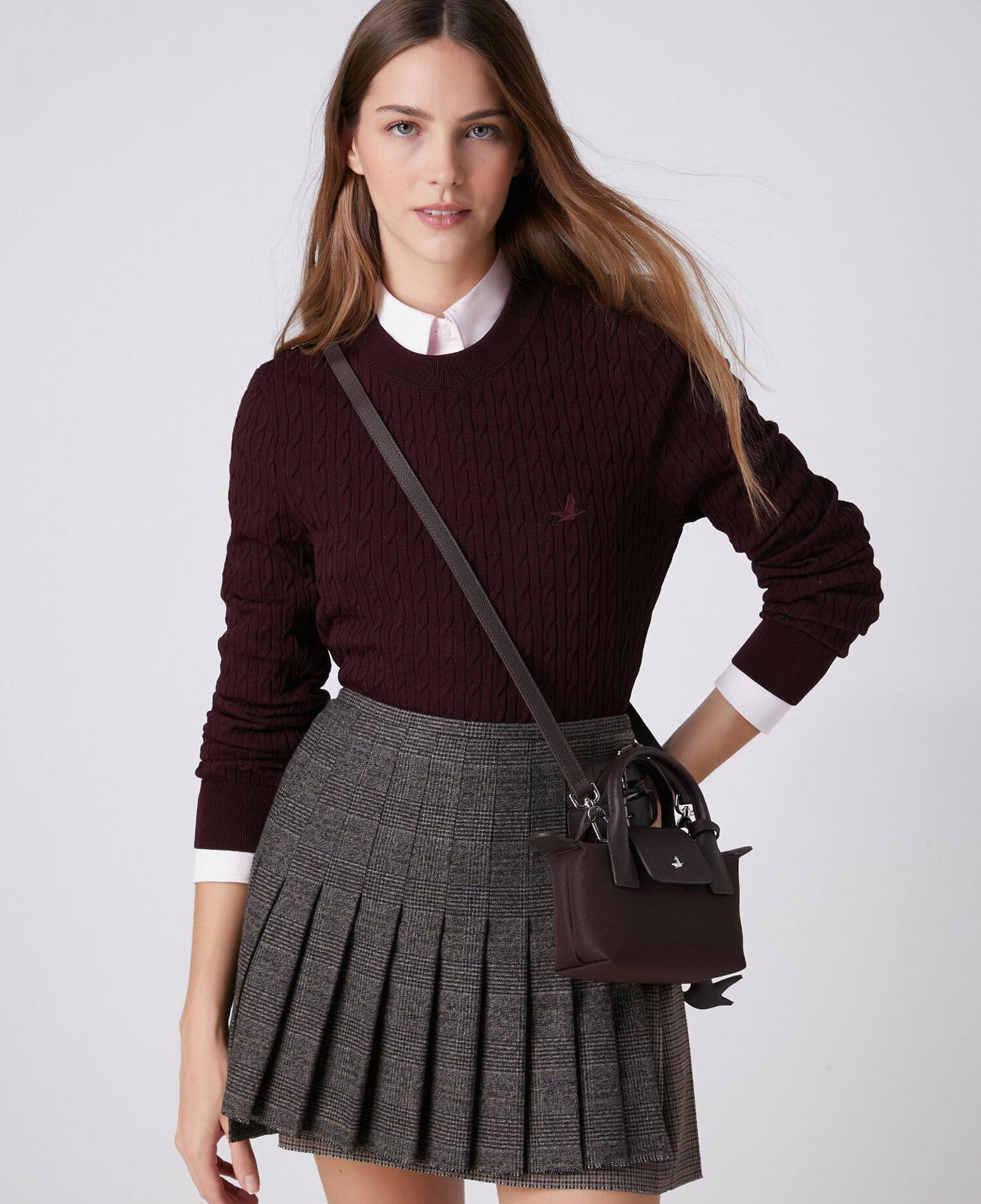 Beymen Club Kadın Bordo Basic Saç Örgü Triko